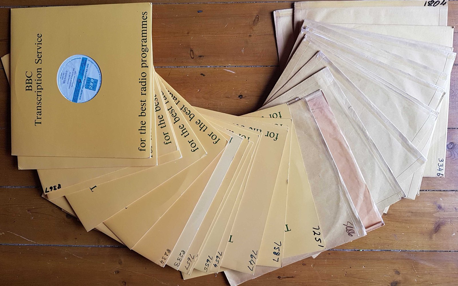 BBC transcription discs picture