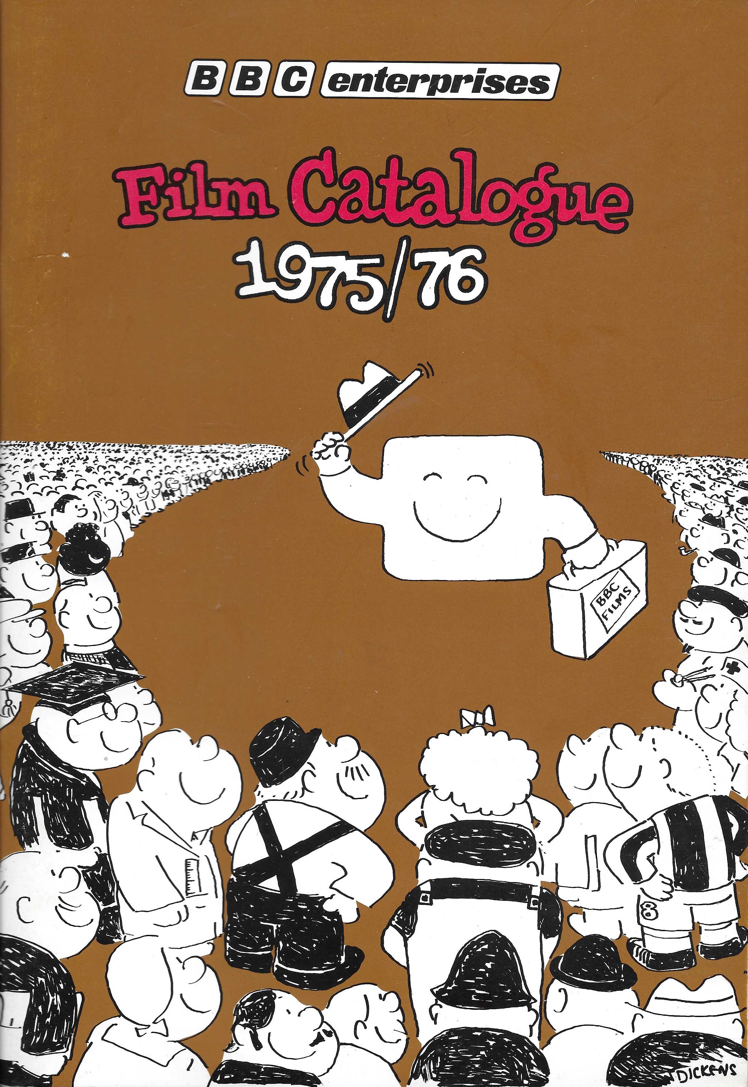Front cover of catalogue BBC film catalogue 1975/6