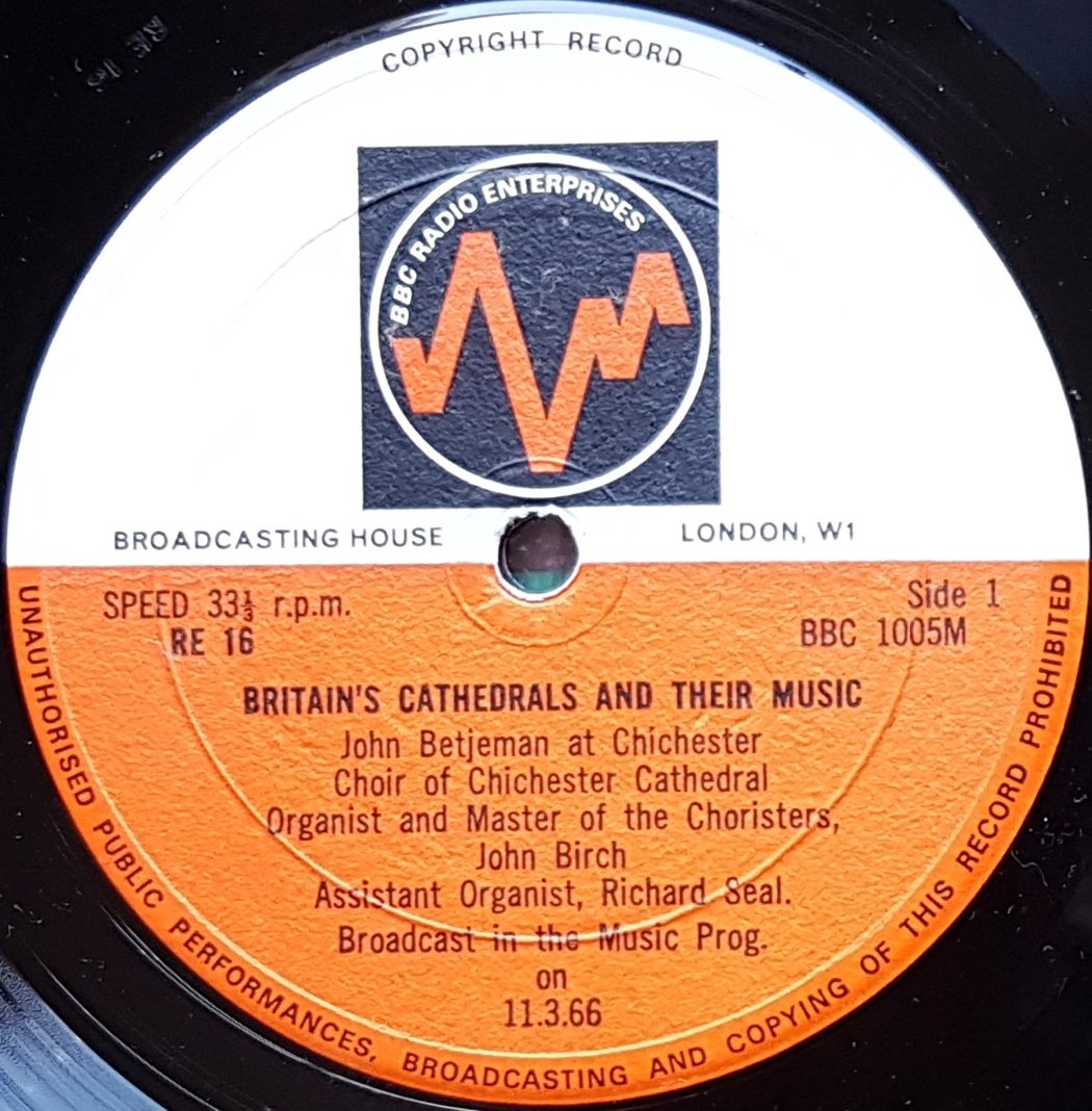 First BBC Albums label