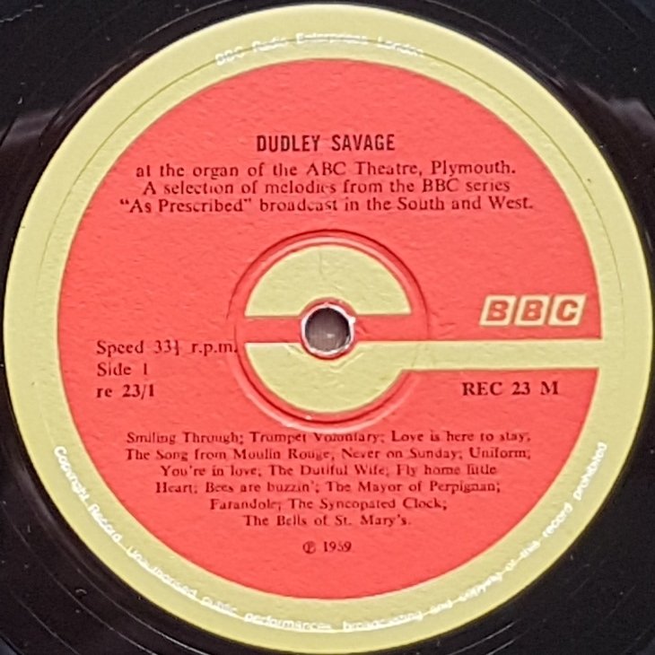 Second BBC Albums label