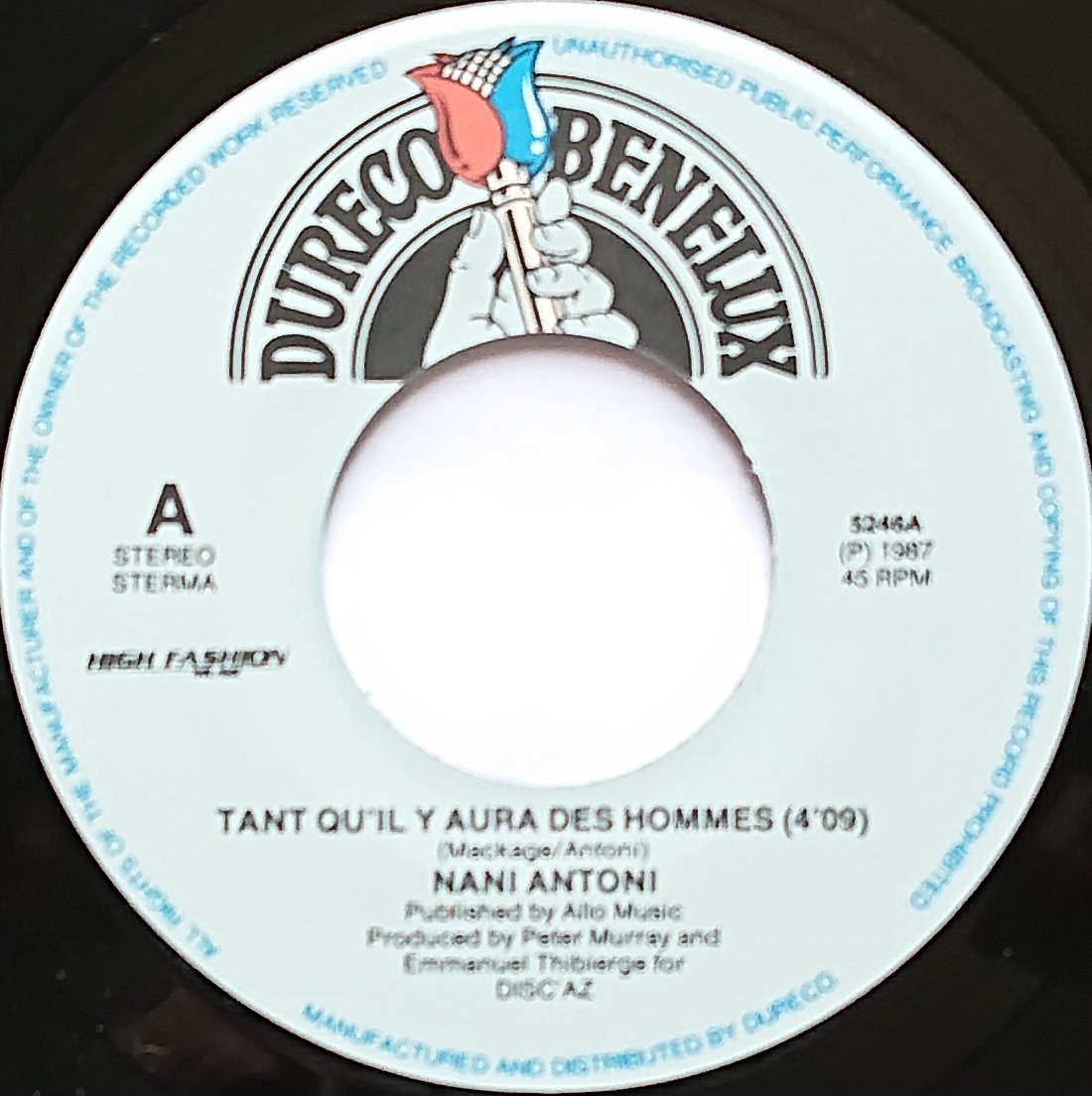 5246A Tant qu'il y aura des hommes Nani Antoni  Label