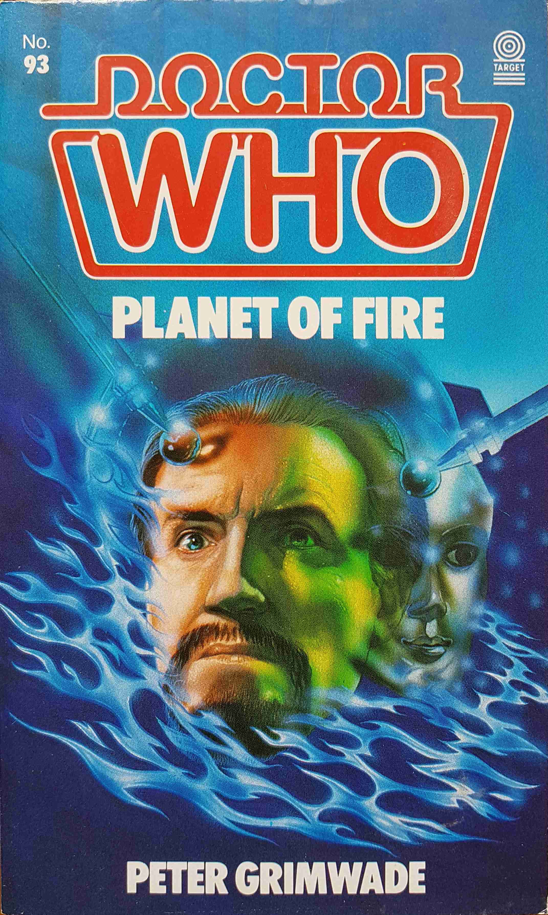 Picture of 0-426-19940-5 Doctor Who - Planet of fire by artist Peter Grimwade from the BBC books - Records and Tapes library