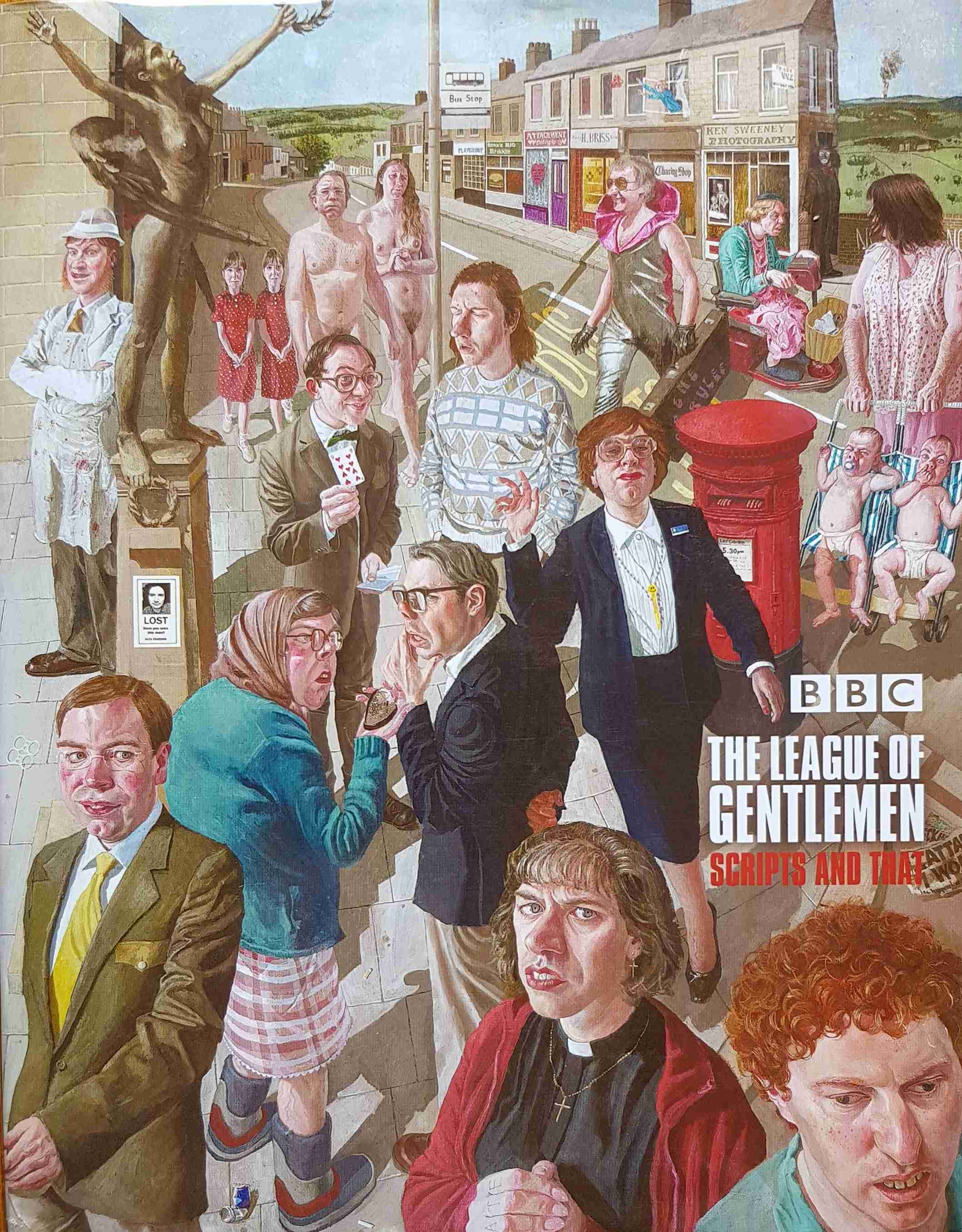 Picture of The league of gentlemen - Scripts and that by artist Jeremy Dyson / Mark Gatiss / Steve Pemberton / Reece Shearsmith from the BBC books - Records and Tapes library