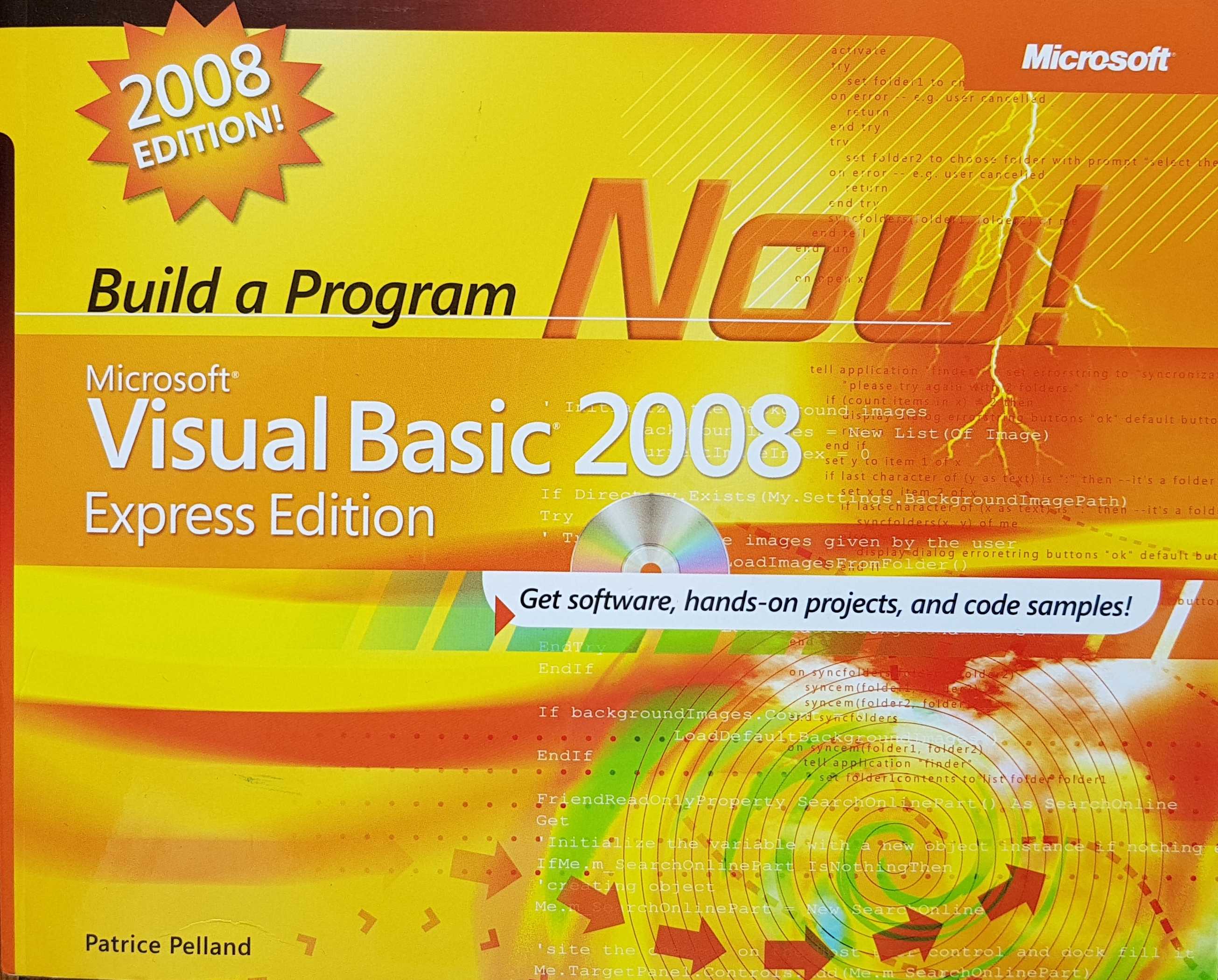Picture of 0-7356-2541-7 Build a program now! Visual Basic 2008 book by artist Patrice Pelland 