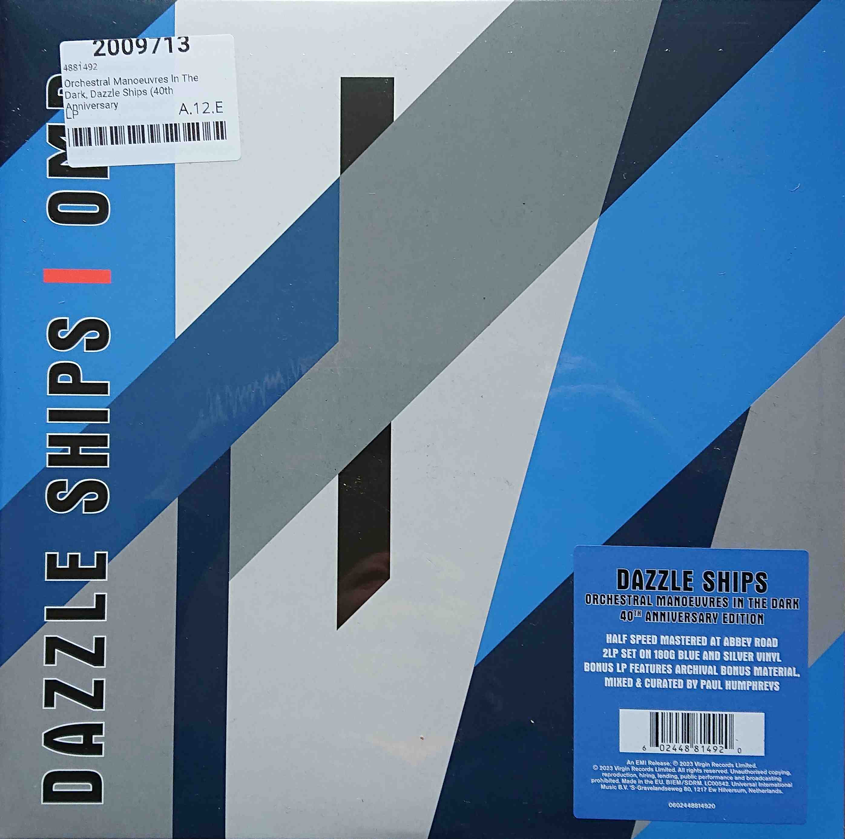 Picture of 060244814920 Dazzle ships (40th anniversary) by artist Orchestral Manoeuvres in the Dark (OMD)
