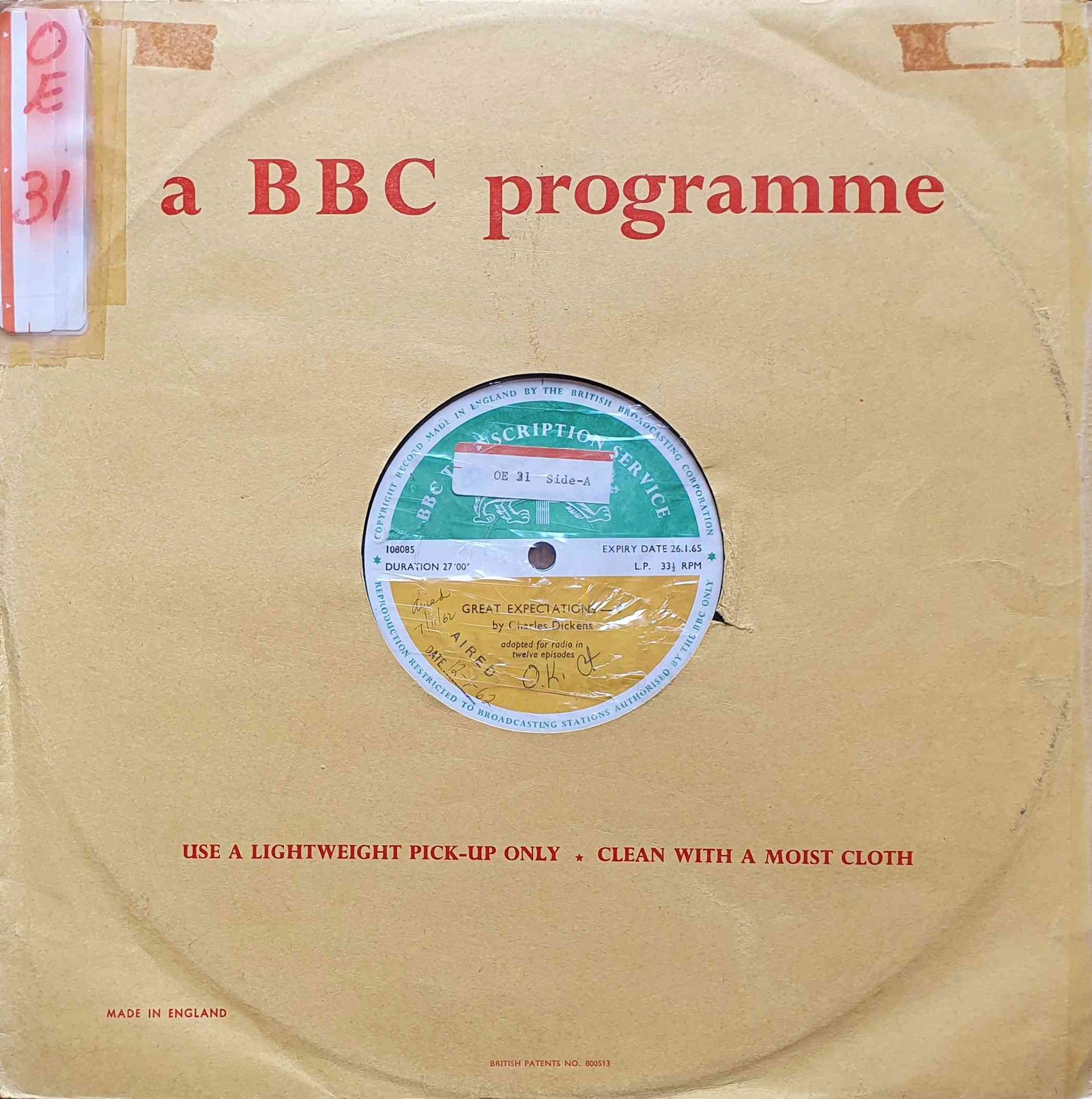 Front cover of 108085