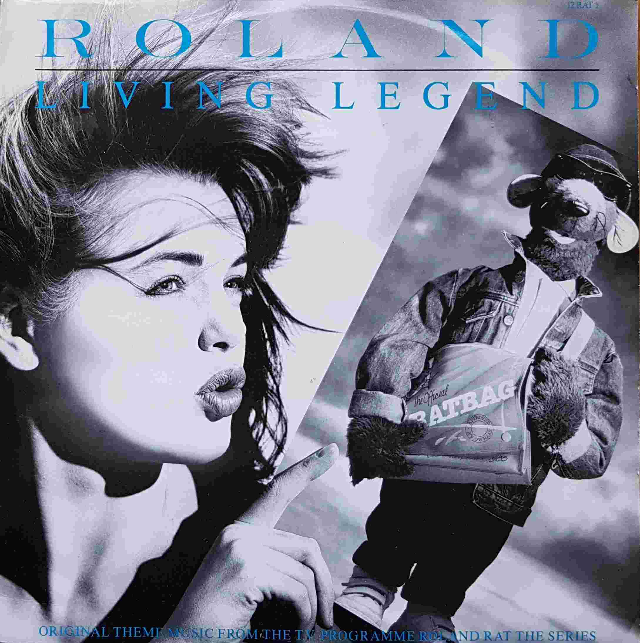 Picture of Living legend (Roland Rat - the series) by artist Roland Rat / S. Brint / Stock / AitKen / Waterman from the BBC 12inches - Records and Tapes library