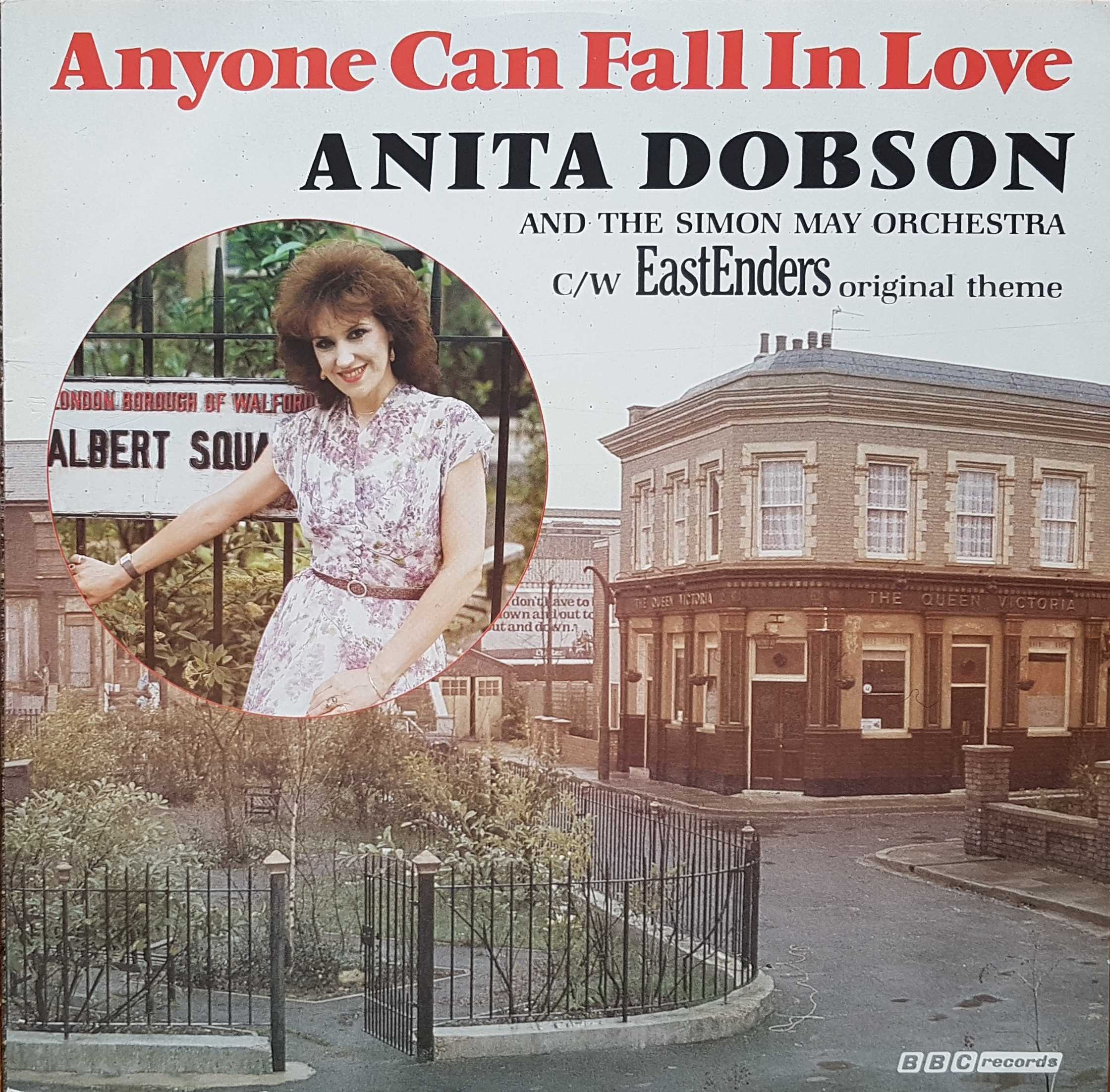 Picture of Anyone can fall in love (EastEnders) by artist Simon May / Leslie Osborne / Don Black / Anita Dobson from the BBC 12inches - Records and Tapes library