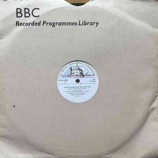 Picture of Hymns from BBC Hymn Book by artist T. Haweis / S. Albinus from the BBC 78 - Records and Tapes library