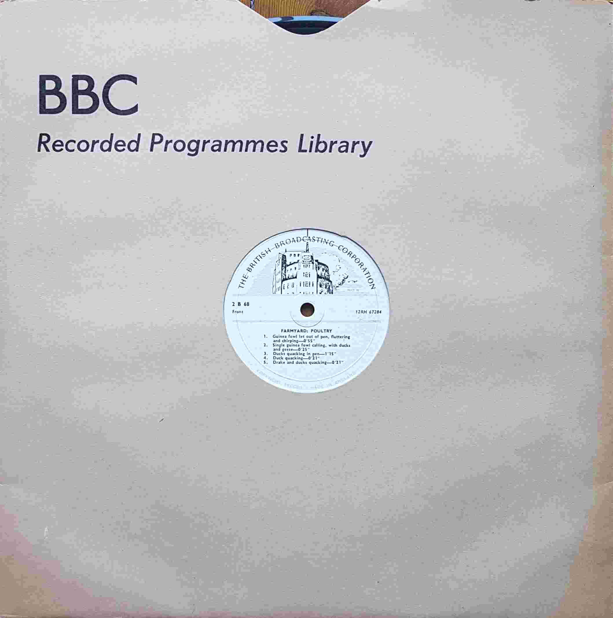 Picture of 2 B 68 Farmyard: Poultry by artist Not registered from the BBC 78 - Records and Tapes library