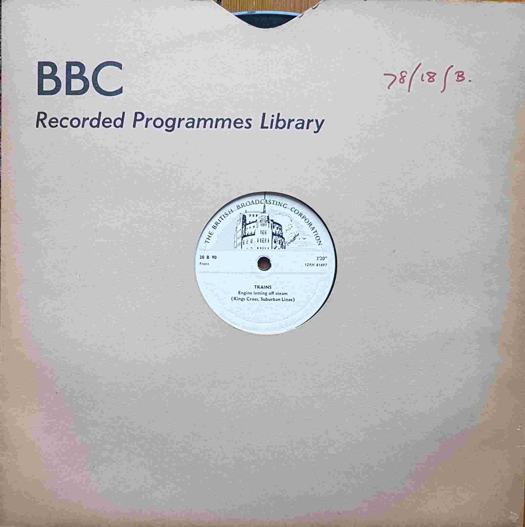 Picture of 20 B 90 Trains by artist Not registered from the BBC records and Tapes library