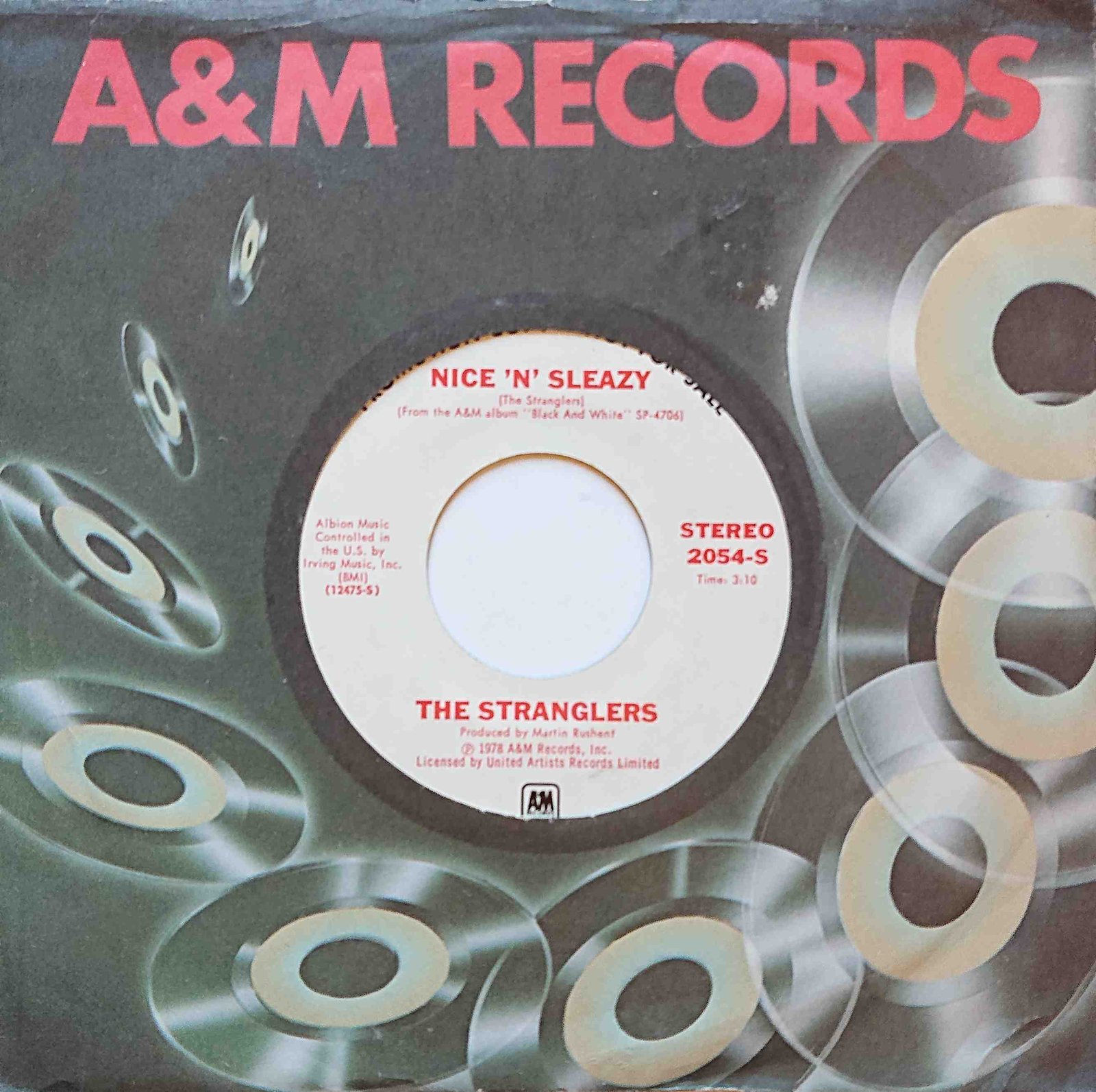 Picture of Nice 'n' sleazy by artist The Stranglers  from The Stranglers singles