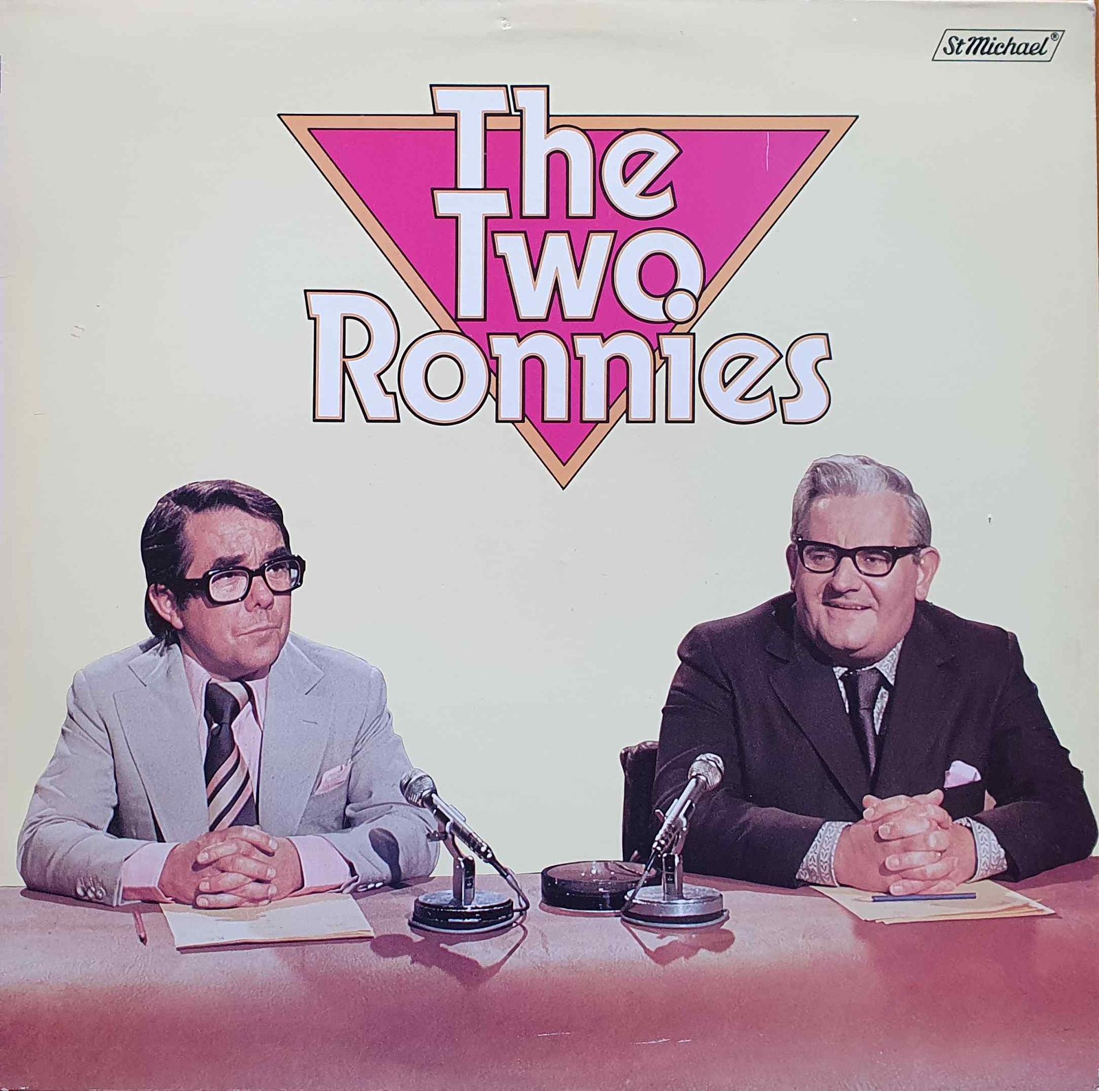 Picture of The two Ronnies by artist Ronnie Barker / Ronnie Corbett from the BBC albums - Records and Tapes library