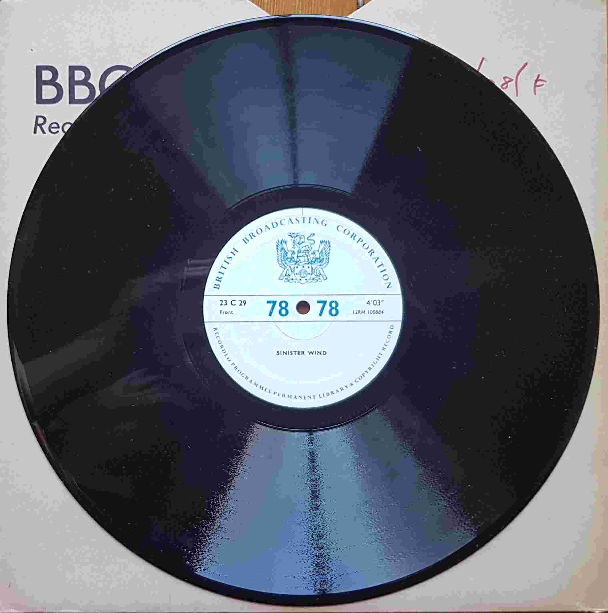 Picture of 23 C 29 Wind by artist Not registered from the BBC 78 - Records and Tapes library