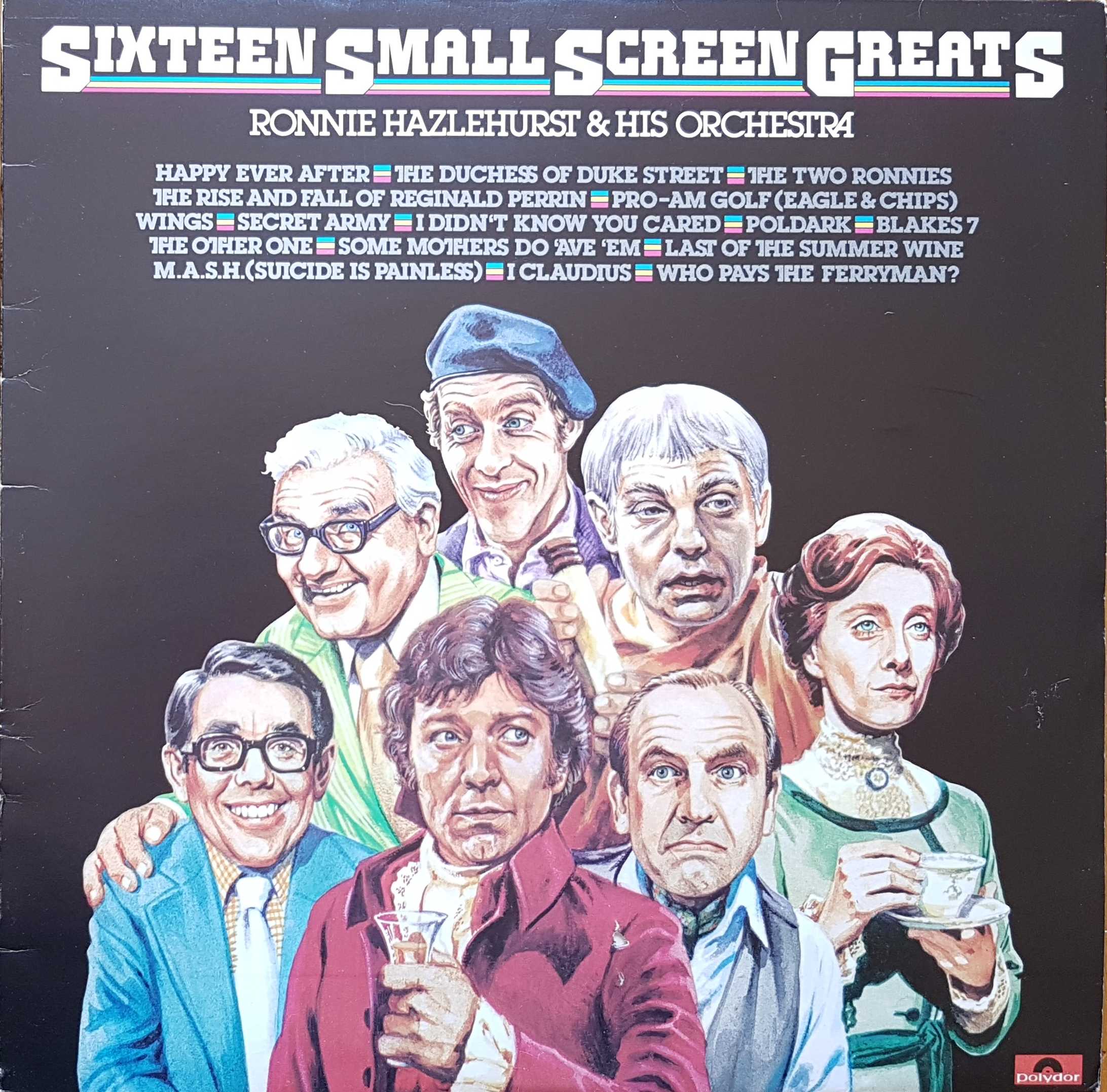Picture of Sixteen small screen gems by artist Ronnie Hazlehurst & his orchestra from ITV, Channel 4 and Channel 5 albums library
