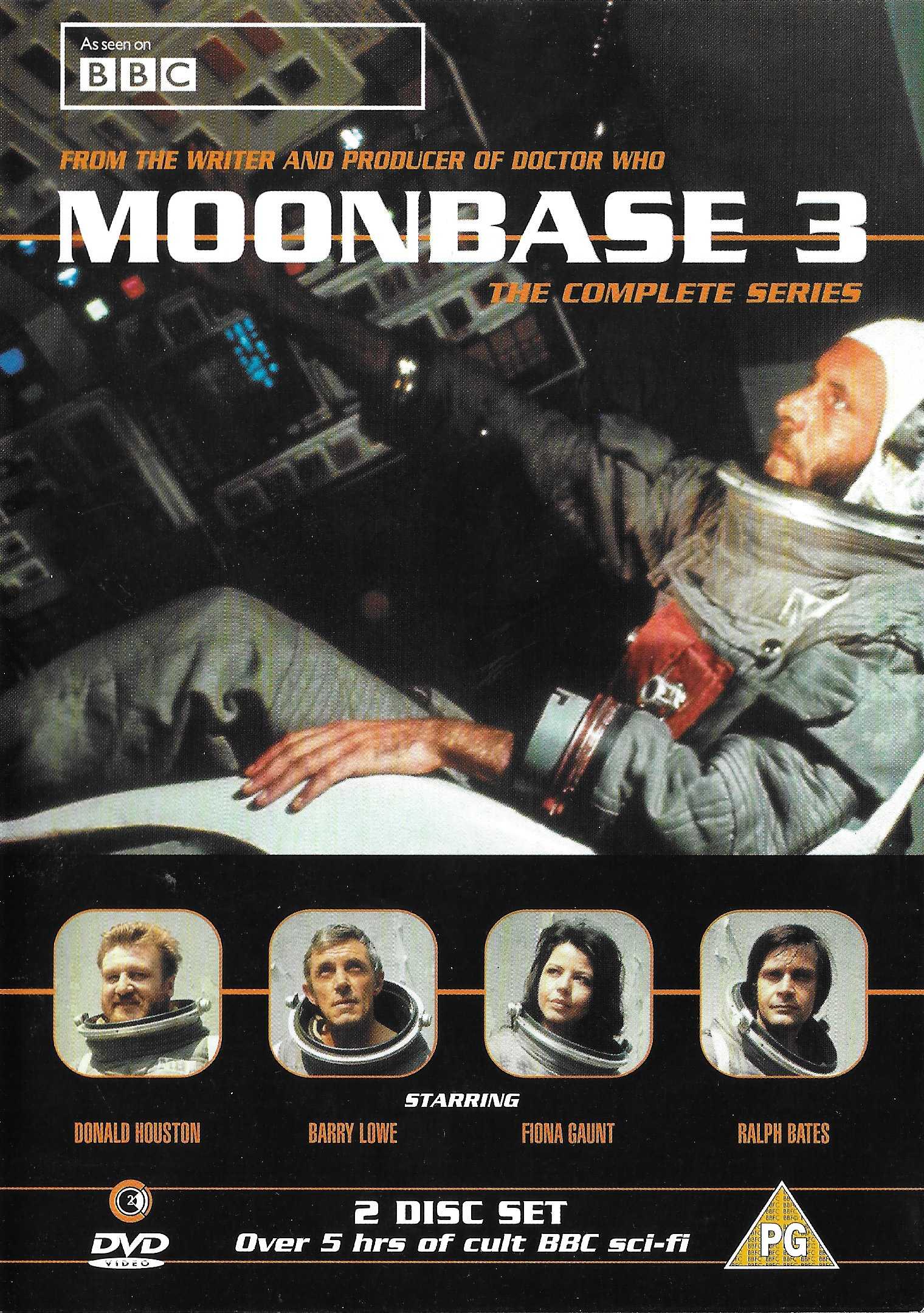 Picture of Moonbase 3 by artist Terrance Dicks / Barry Letts / John Brason / John Lucarotti / Arden Winch from the BBC dvds - Records and Tapes library