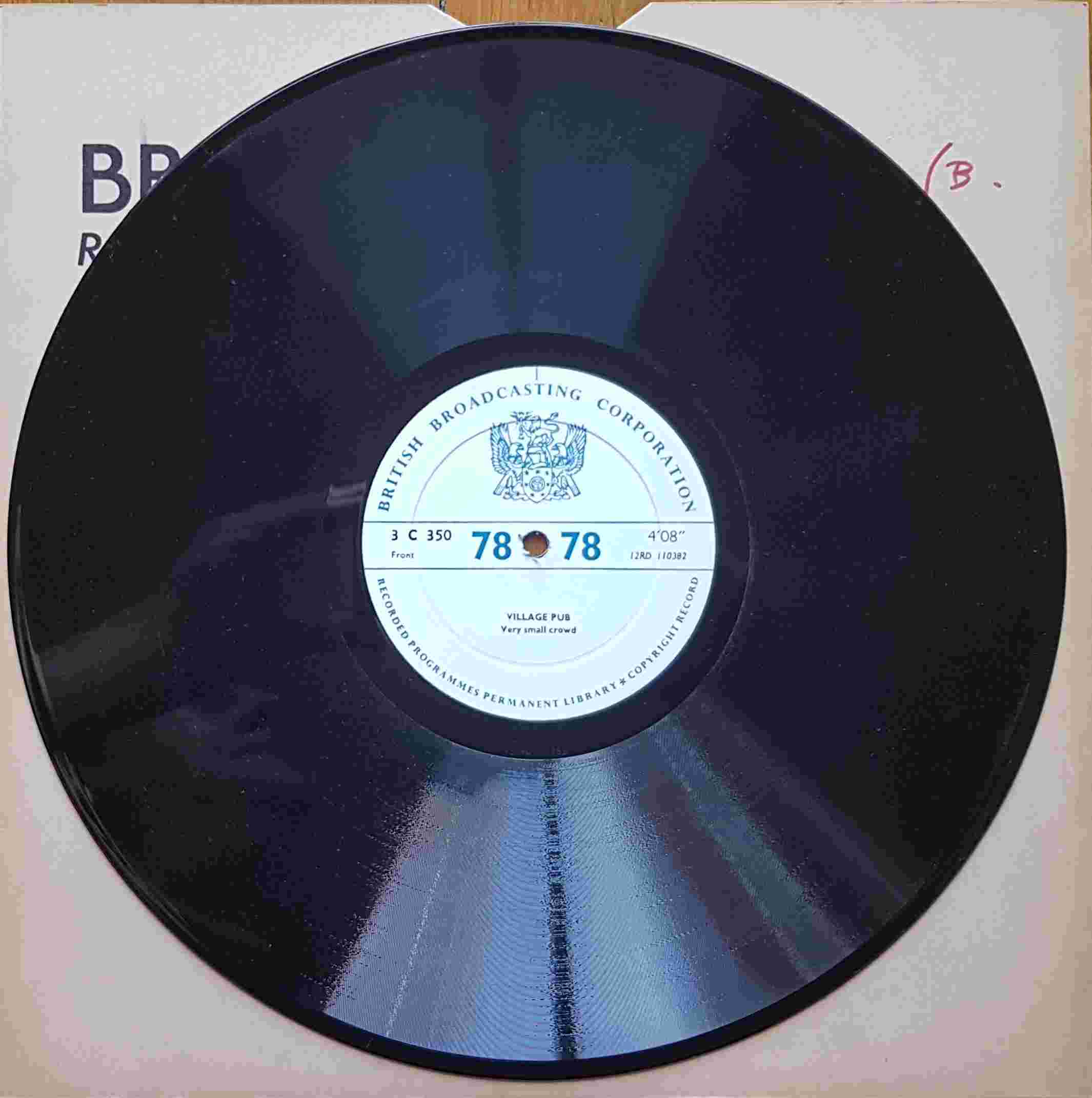 Picture of 3 C 350 Village pub / Cocktail party by artist Not registered from the BBC 78 - Records and Tapes library