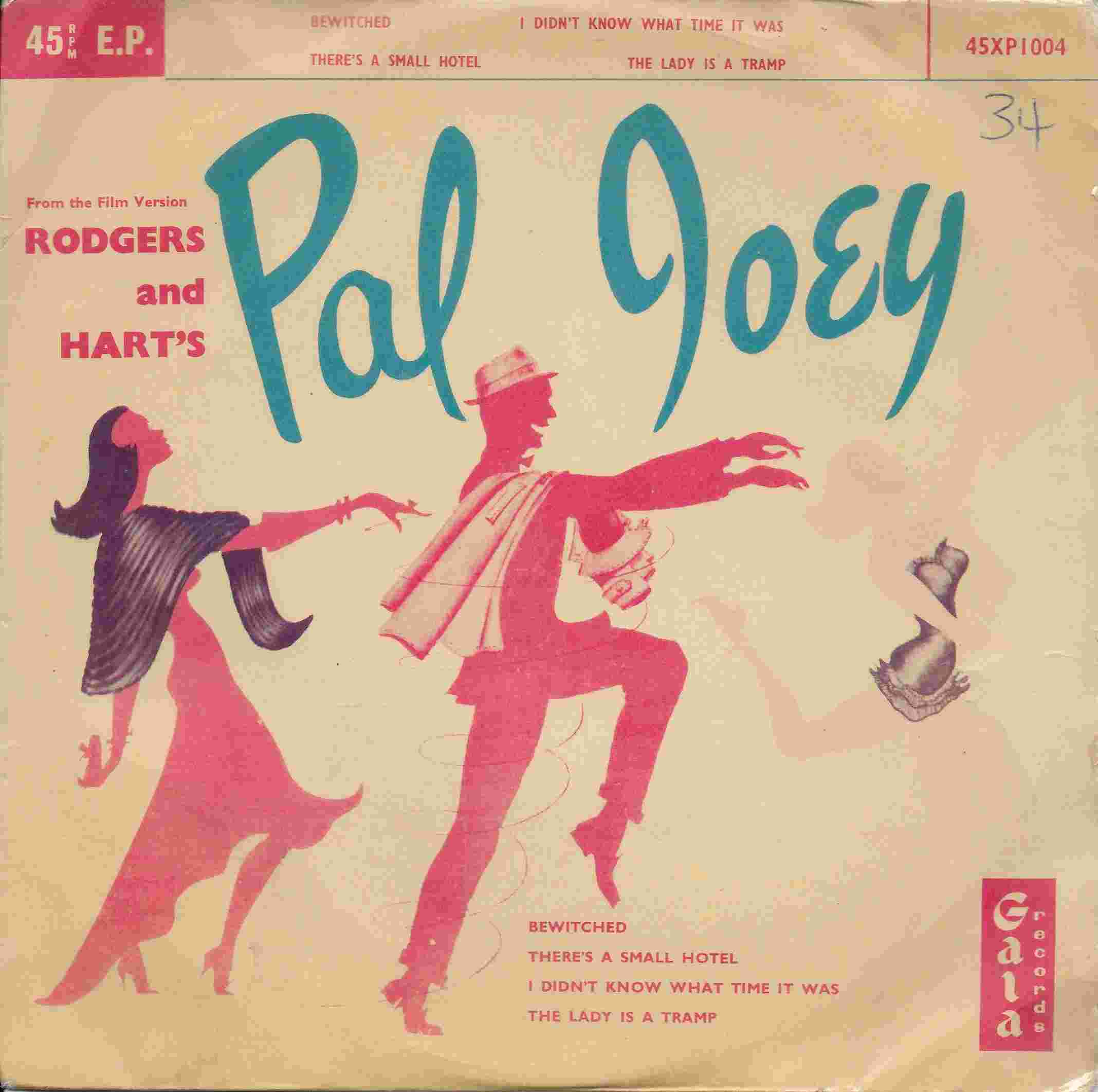 Picture of Pal Joey by artist Rodgers / Hart / Bill St. Clair from ITV, Channel 4 and Channel 5 singles library