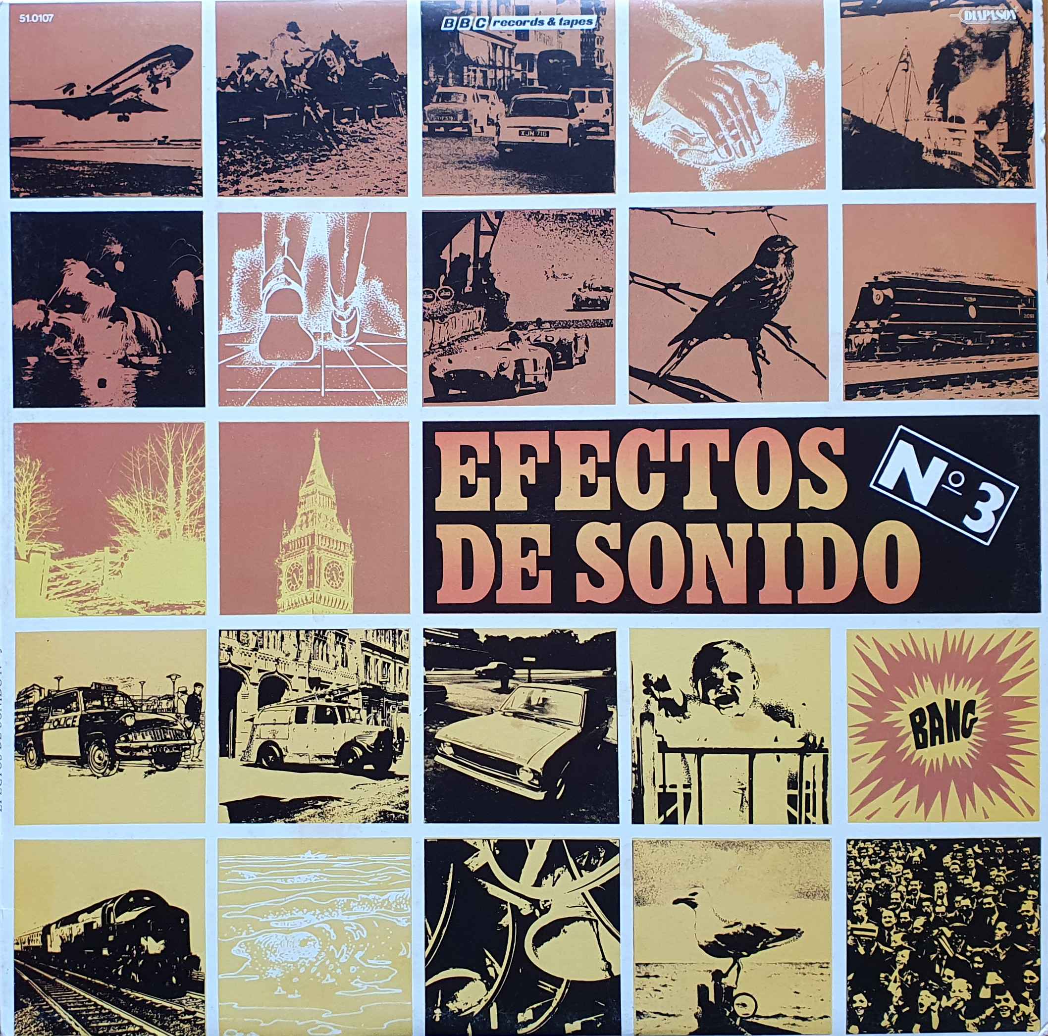Picture of 51.0107 Efectos de sonido No 3 by artist Various from the BBC albums - Records and Tapes library