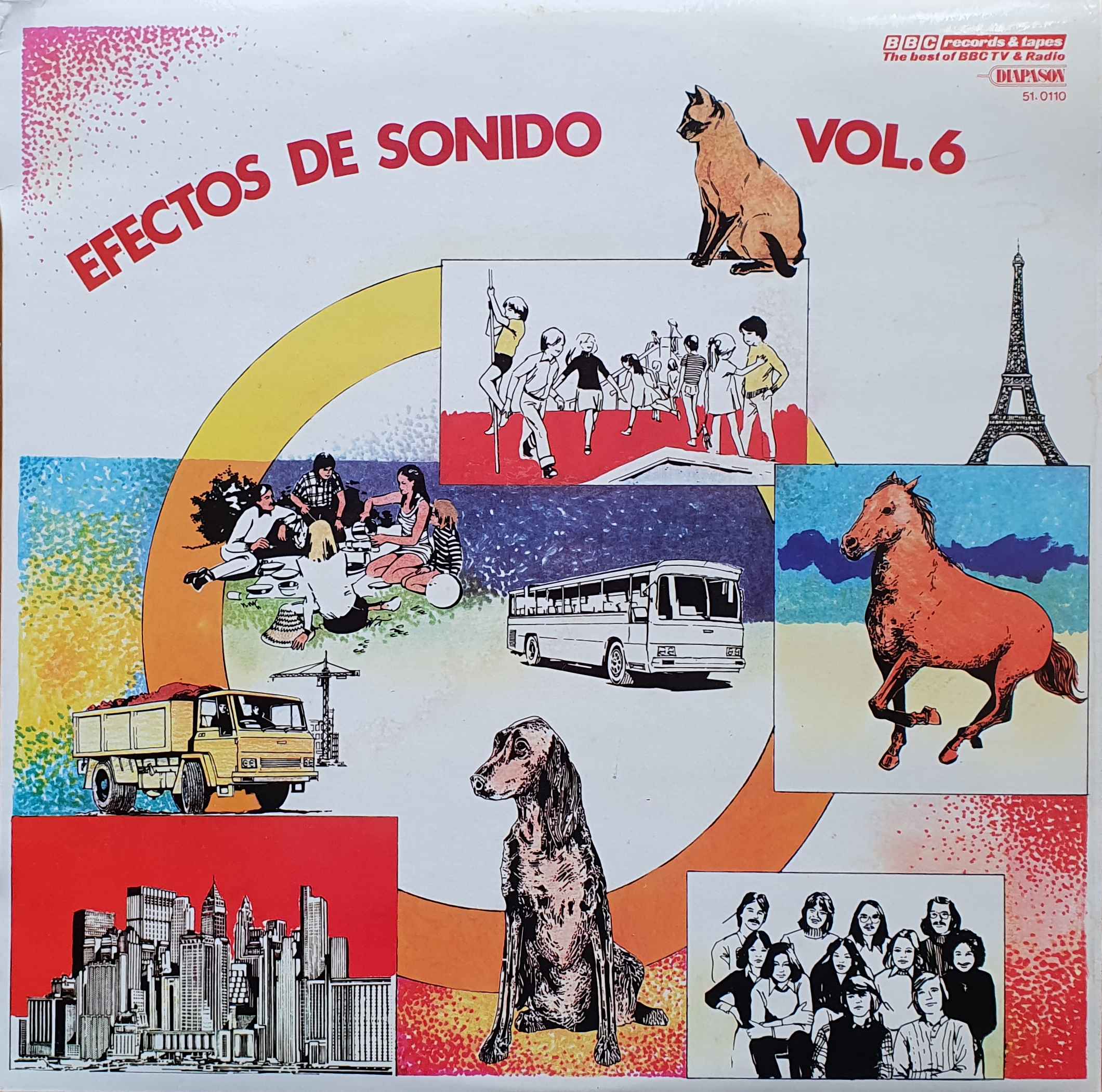 Picture of 51.0110 Efectos de sonido No 6 (Spanish import) by artist Various from the BBC albums - Records and Tapes library