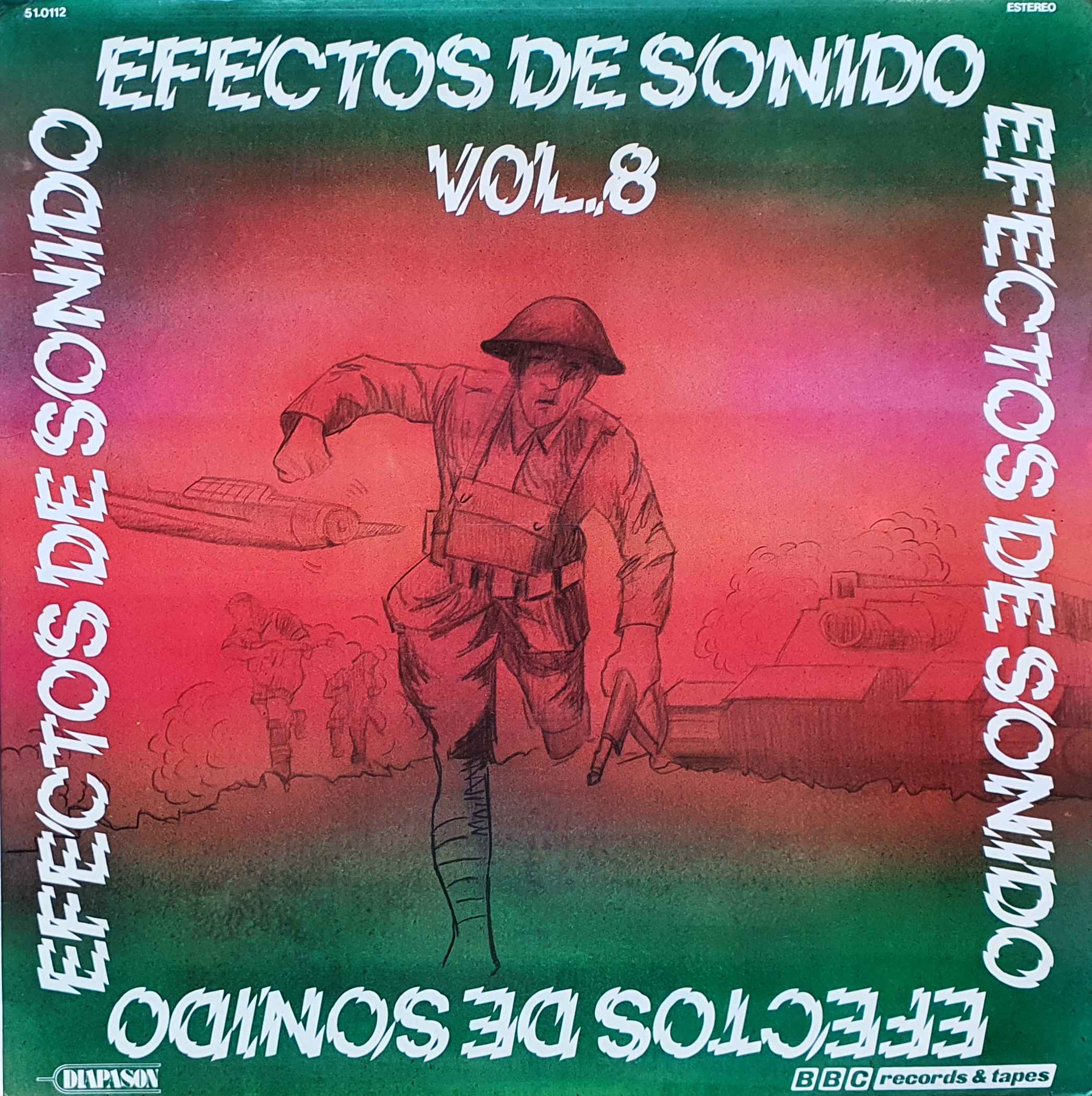 Picture of 51.0112 Efectos de sonido No 8 by artist Various from the BBC albums - Records and Tapes library