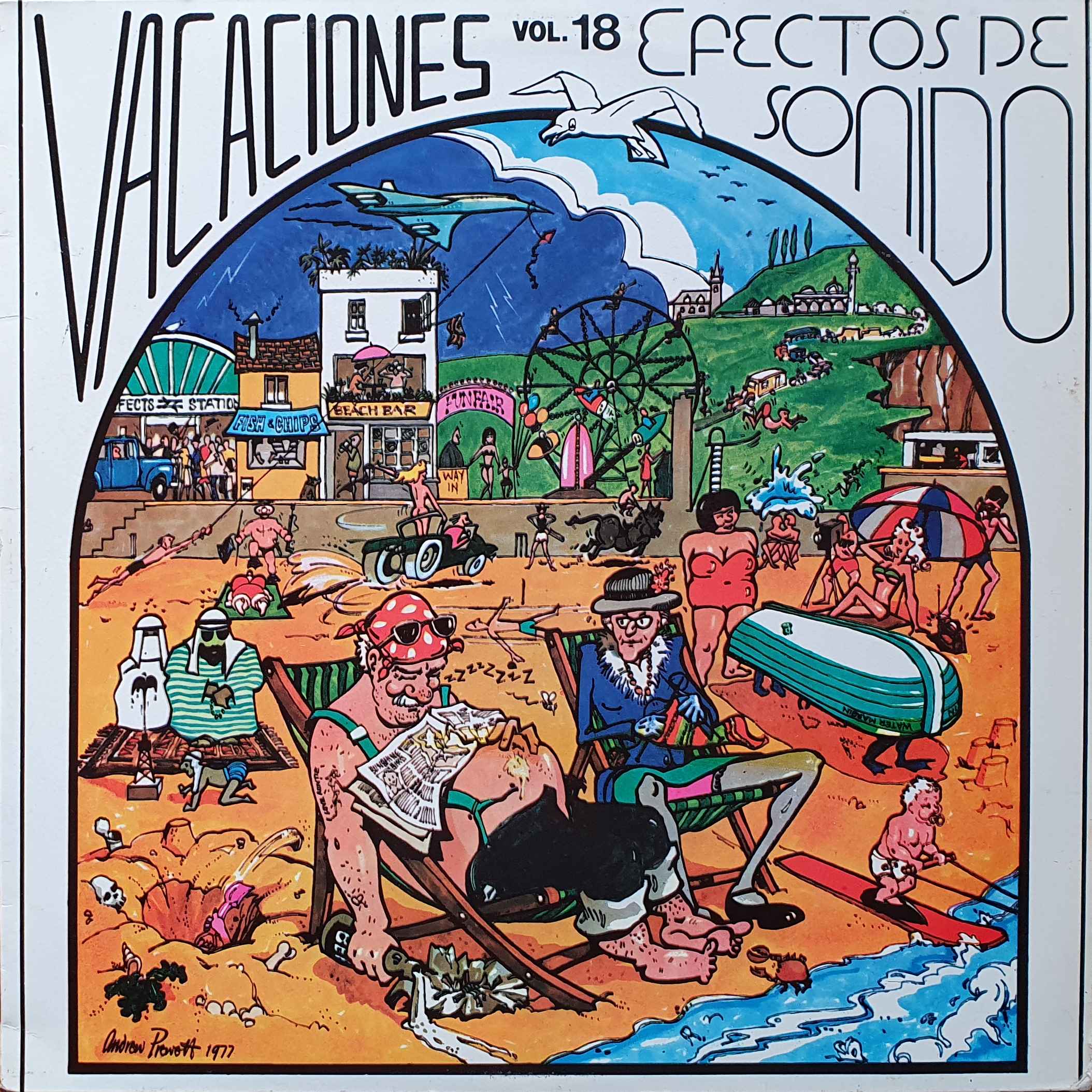 Picture of 51.0122 Efectos de sonido Vol. 18 - Vacaciones (Spanish import) by artist Various from the BBC albums - Records and Tapes library