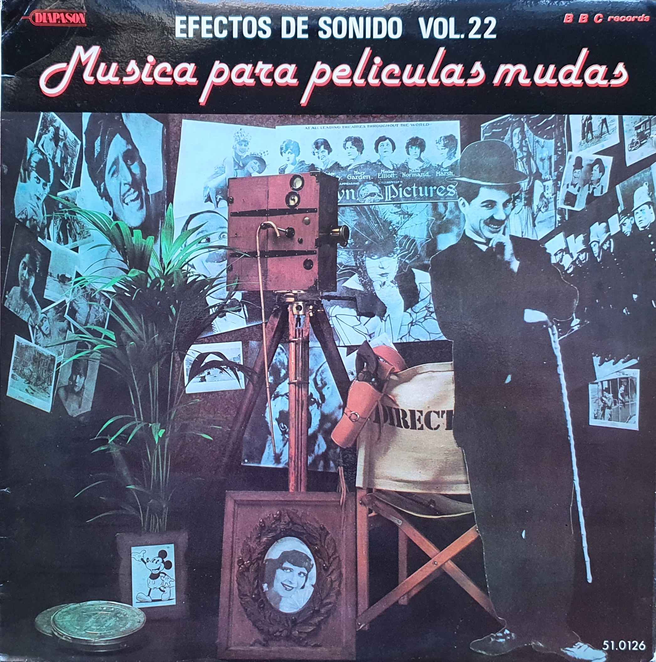 Picture of 51.0126 Efectos de sonido - Musica Para Peliculas Mudas by artist Various from the BBC albums - Records and Tapes library