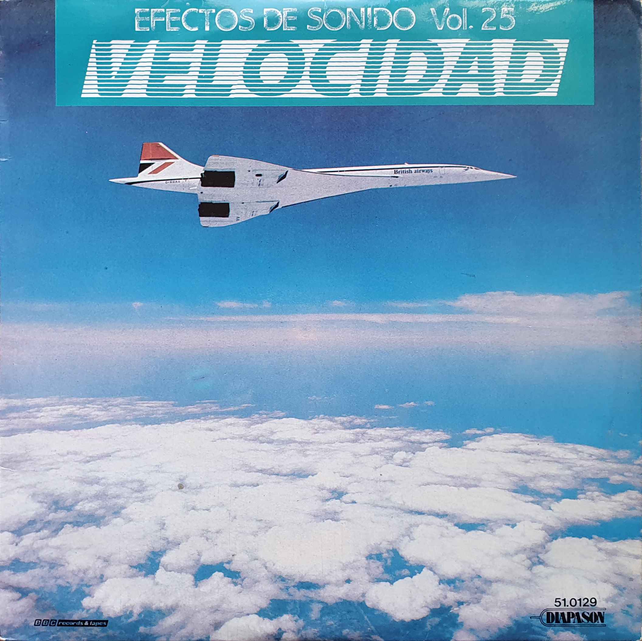 Picture of 51.0129 Efectos de sonido Vol. 25 - Velocidad (Spanish import) by artist Various from the BBC albums - Records and Tapes library