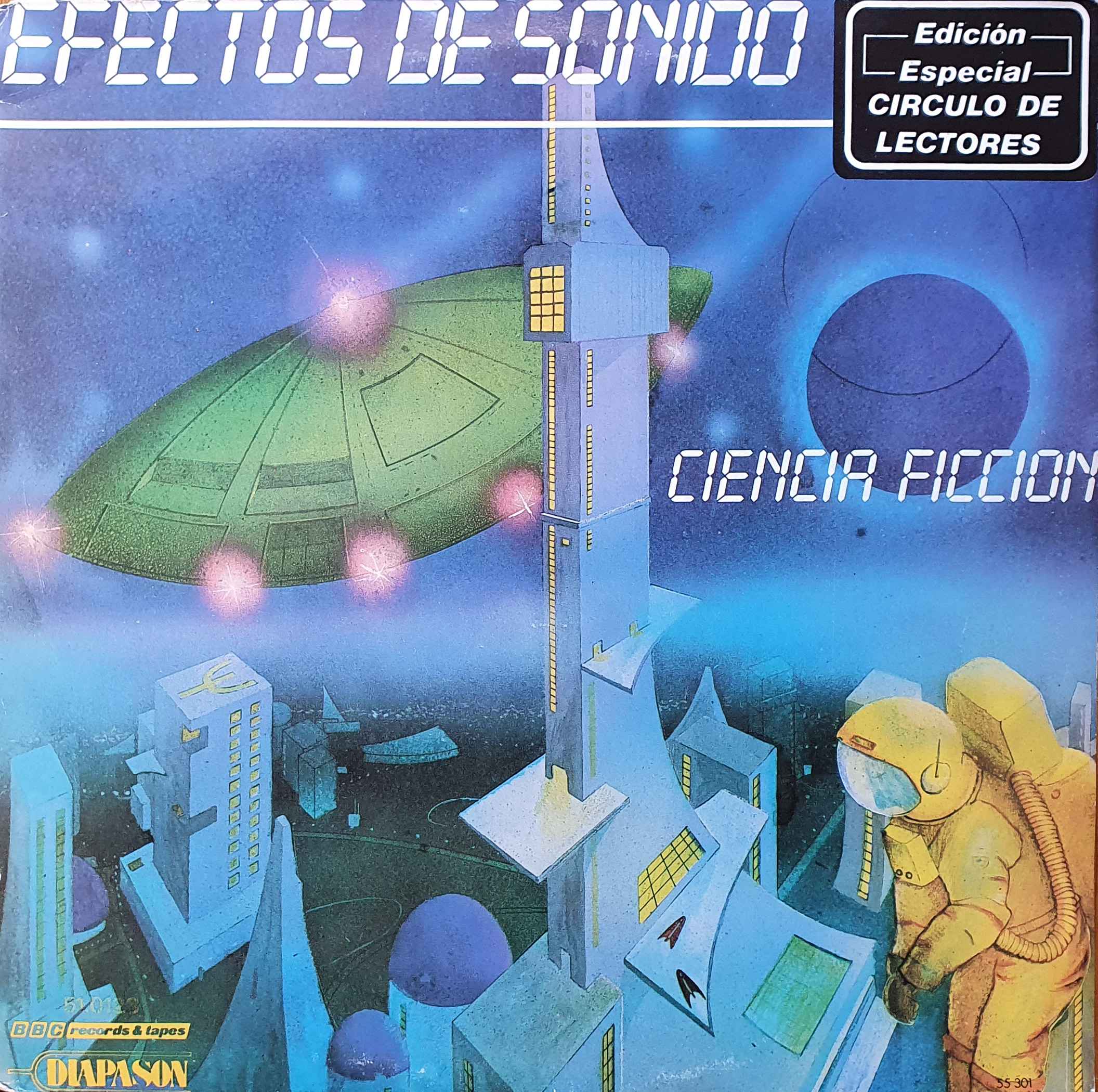Picture of 55.301 Efectos De Sonido Ciencia Ficcion (Spanish import) by artist Various from the BBC albums - Records and Tapes library