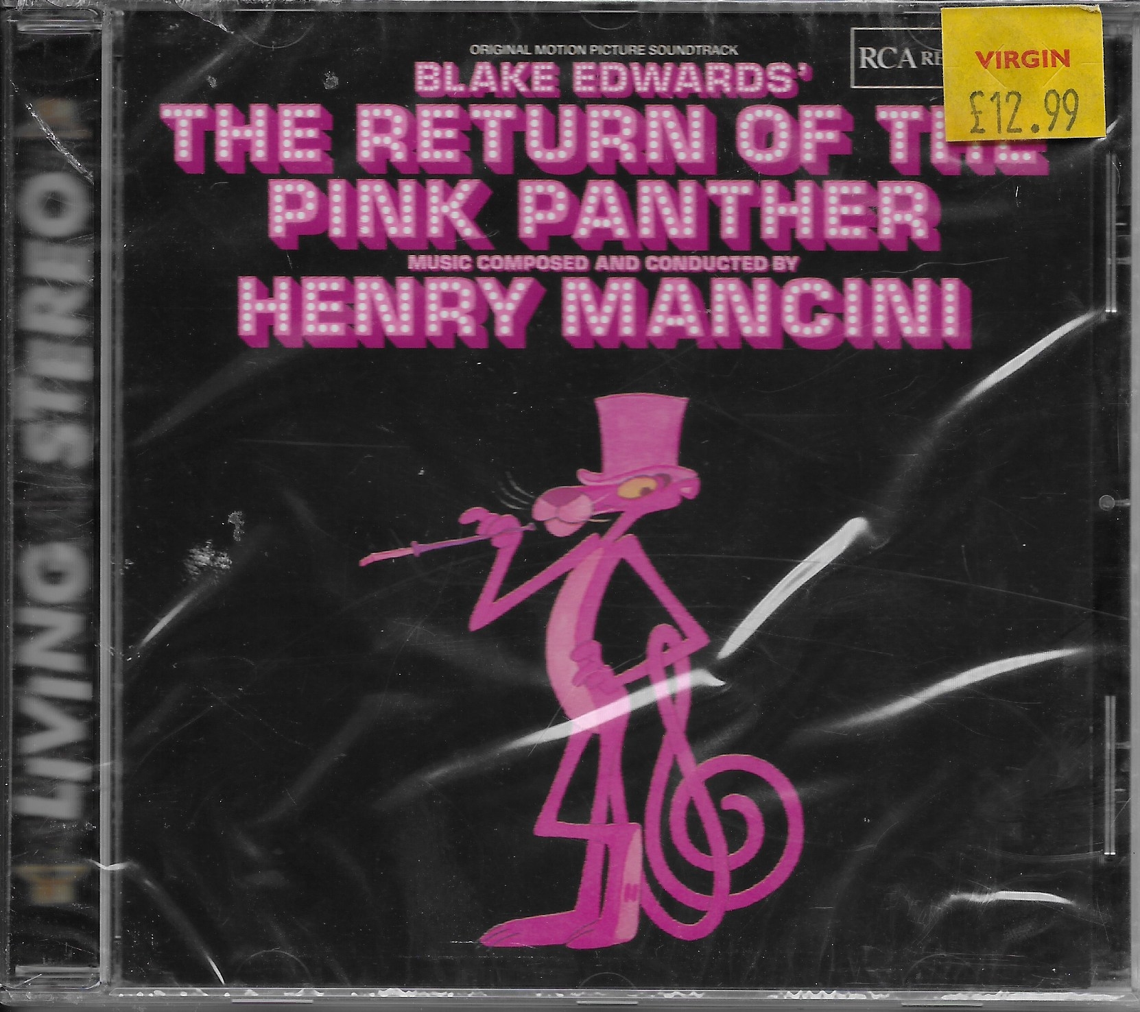 Picture of The return of the Pink Panther by artist Henry Mancini from ITV, Channel 4 and Channel 5 cds library
