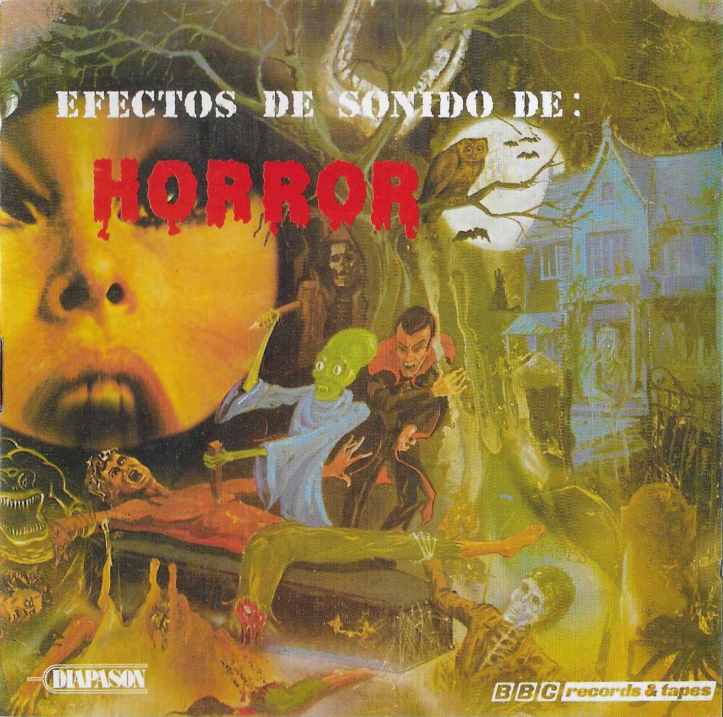 Picture of 95 0030 Efectos de sonido de horror by artist Various from the BBC cds - Records and Tapes library
