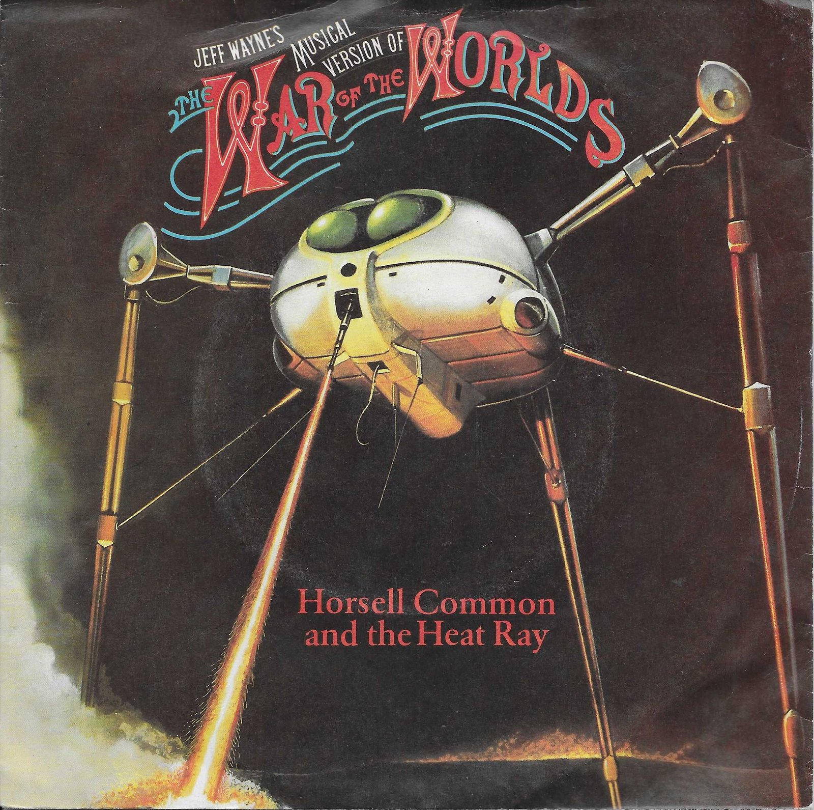 A 1589 Horsell Common and the heat ray Jeff Wayne from ITV, Channel 4 and Channel 5 library Front cover of A 1589