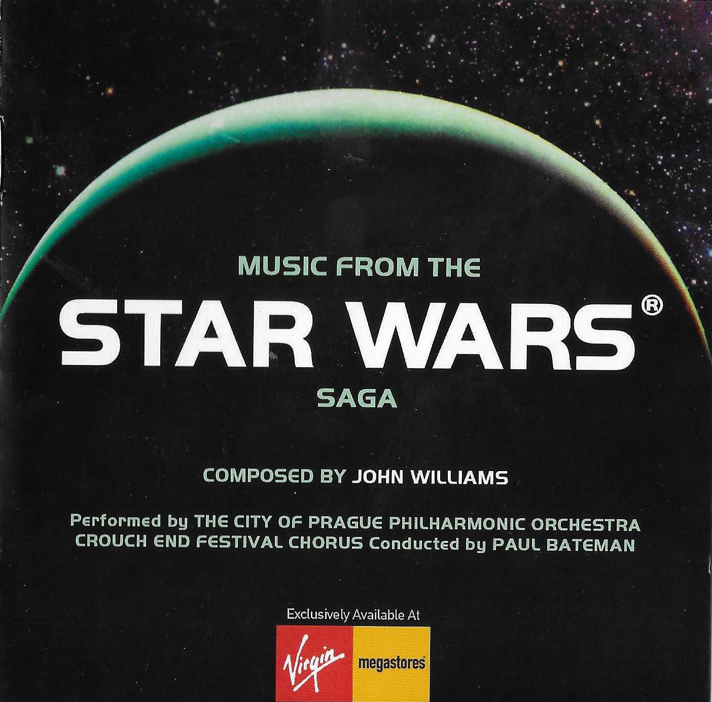 Picture of Music from the Star Wars saga by artist John Williams from ITV, Channel 4 and Channel 5 cds library