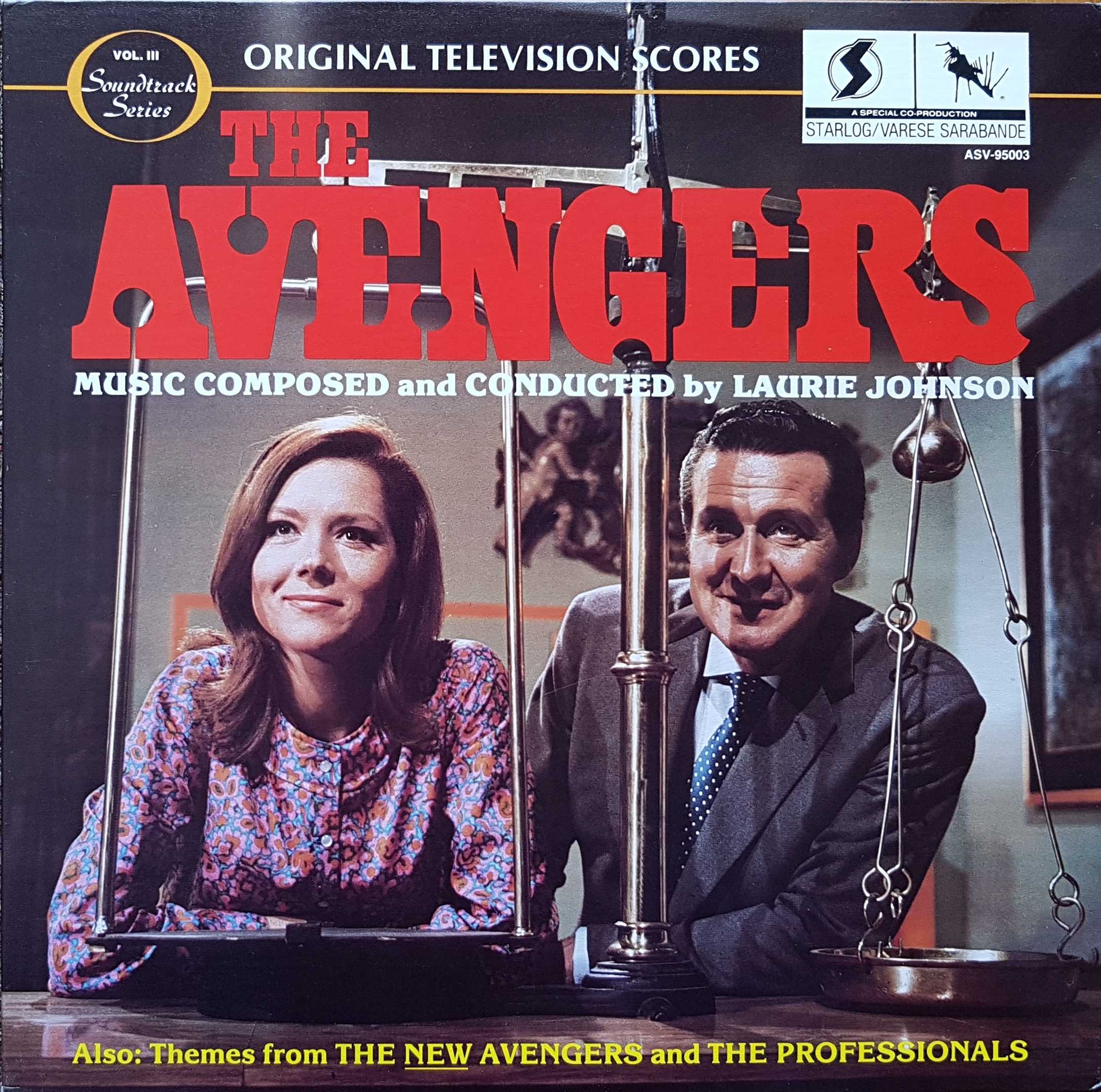 Picture of ASC - 90053 The avengers / The professionals by artist Laurie Johnson from ITV, Channel 4 and Channel 5 albums library