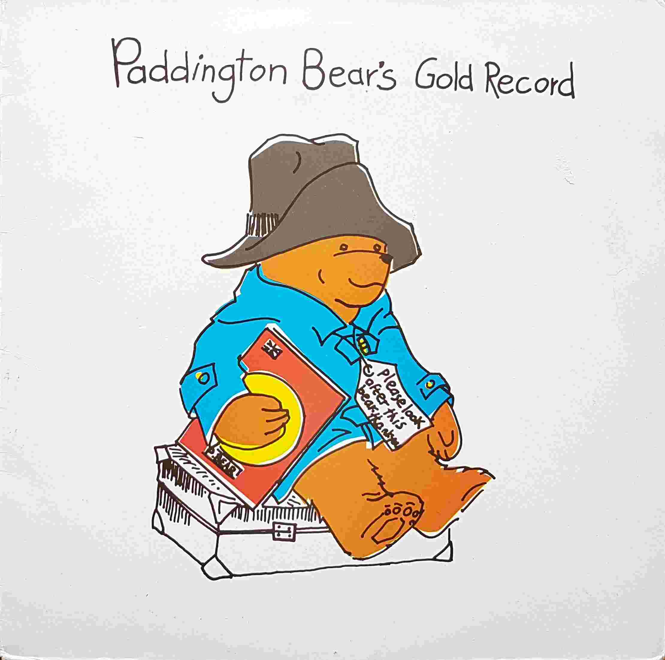 Picture of ATXLP 07 Paddington Bear's gold record by artist Various from ITV, Channel 4 and Channel 5 library