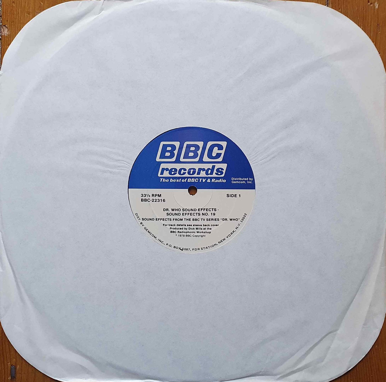 Picture of BBC - 22316 Doctor Who sound effects by artist BBC radiophonic workshop from the BBC albums - Records and Tapes library
