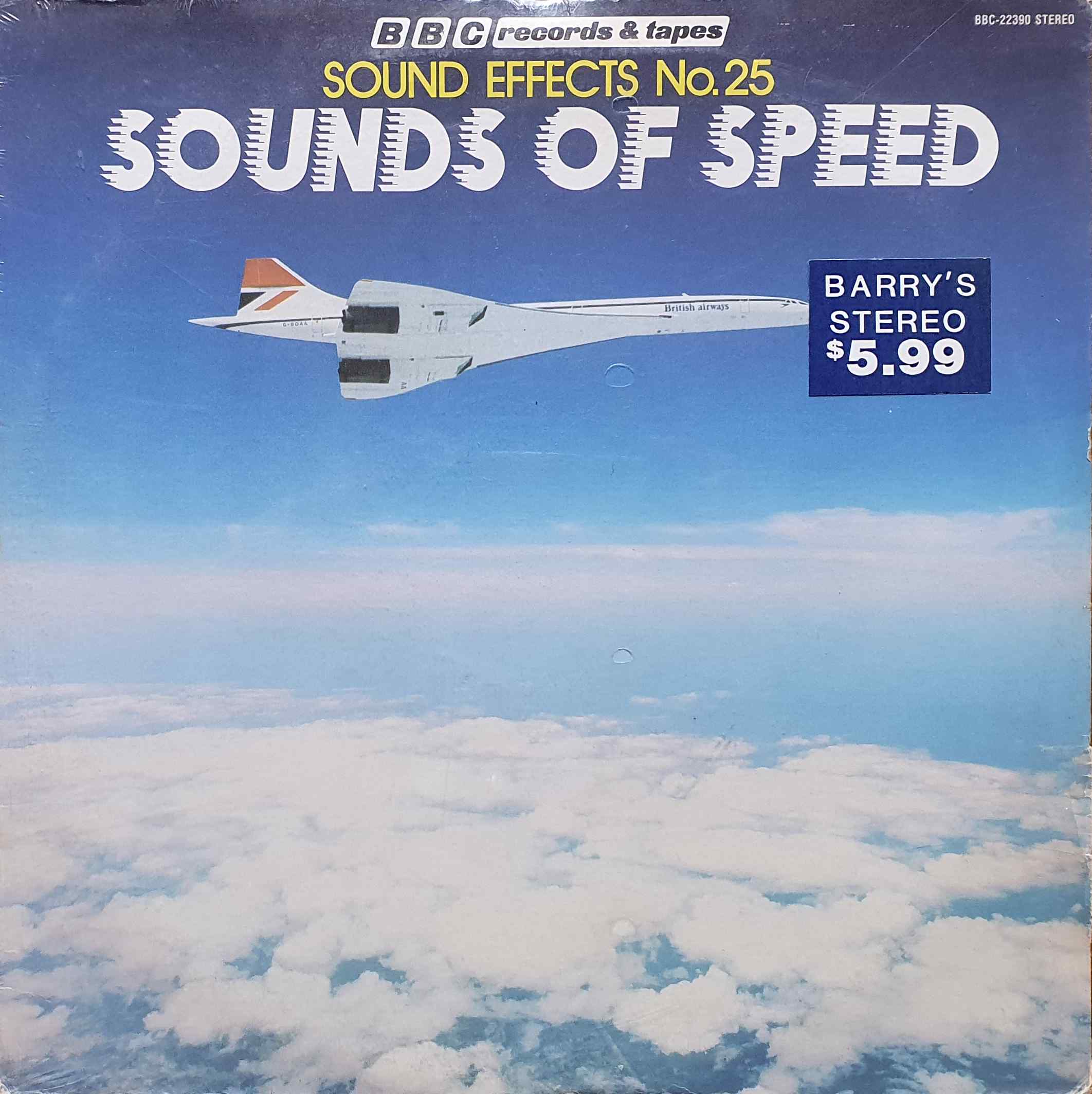 Picture of BBC - 22390 Sound effects no.25 - Sounds of speed (US import) by artist Various from the BBC albums - Records and Tapes library