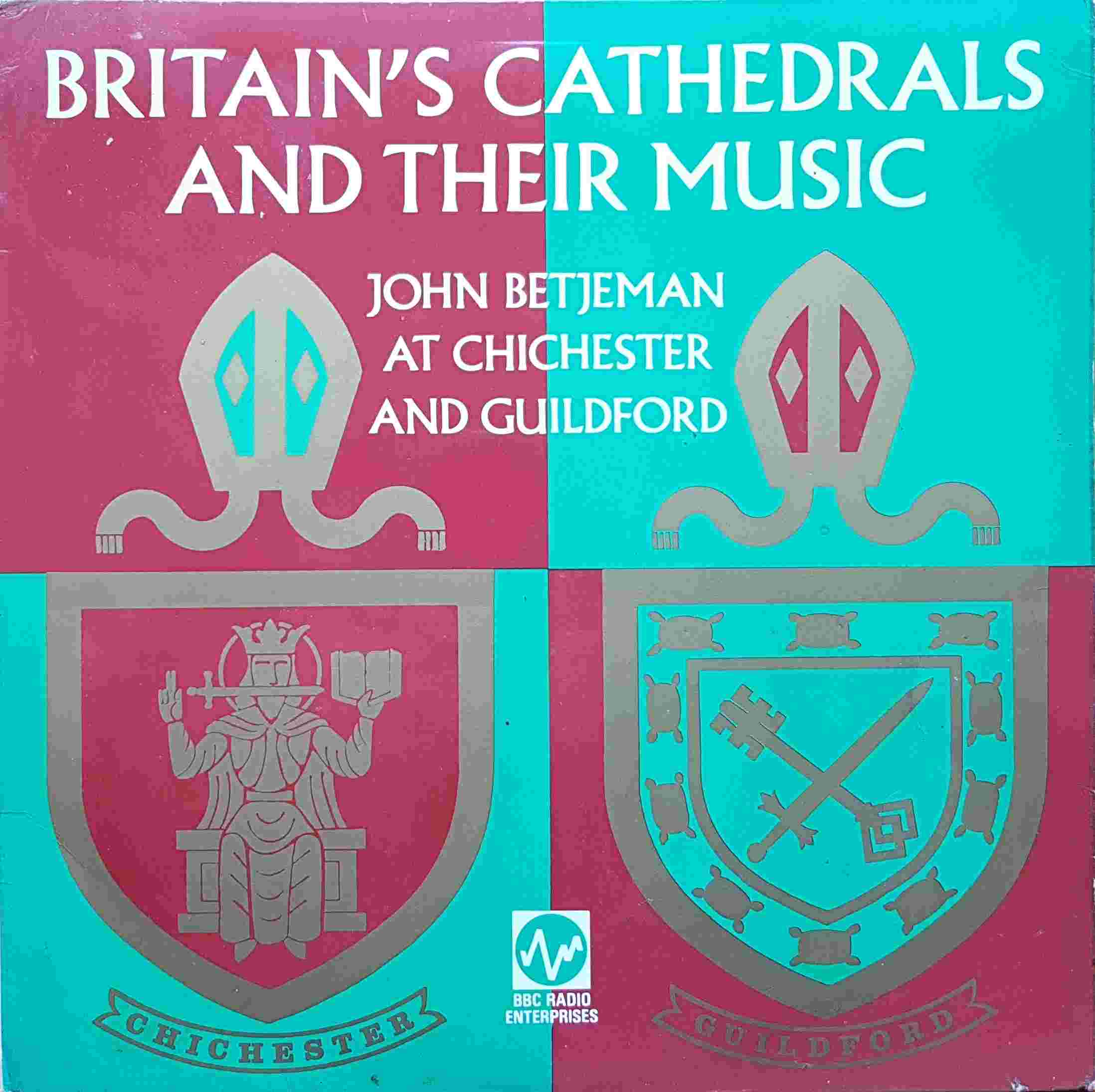 Picture of Britain's cathedrals and their music by artist John Betjeman from the BBC albums - Records and Tapes library