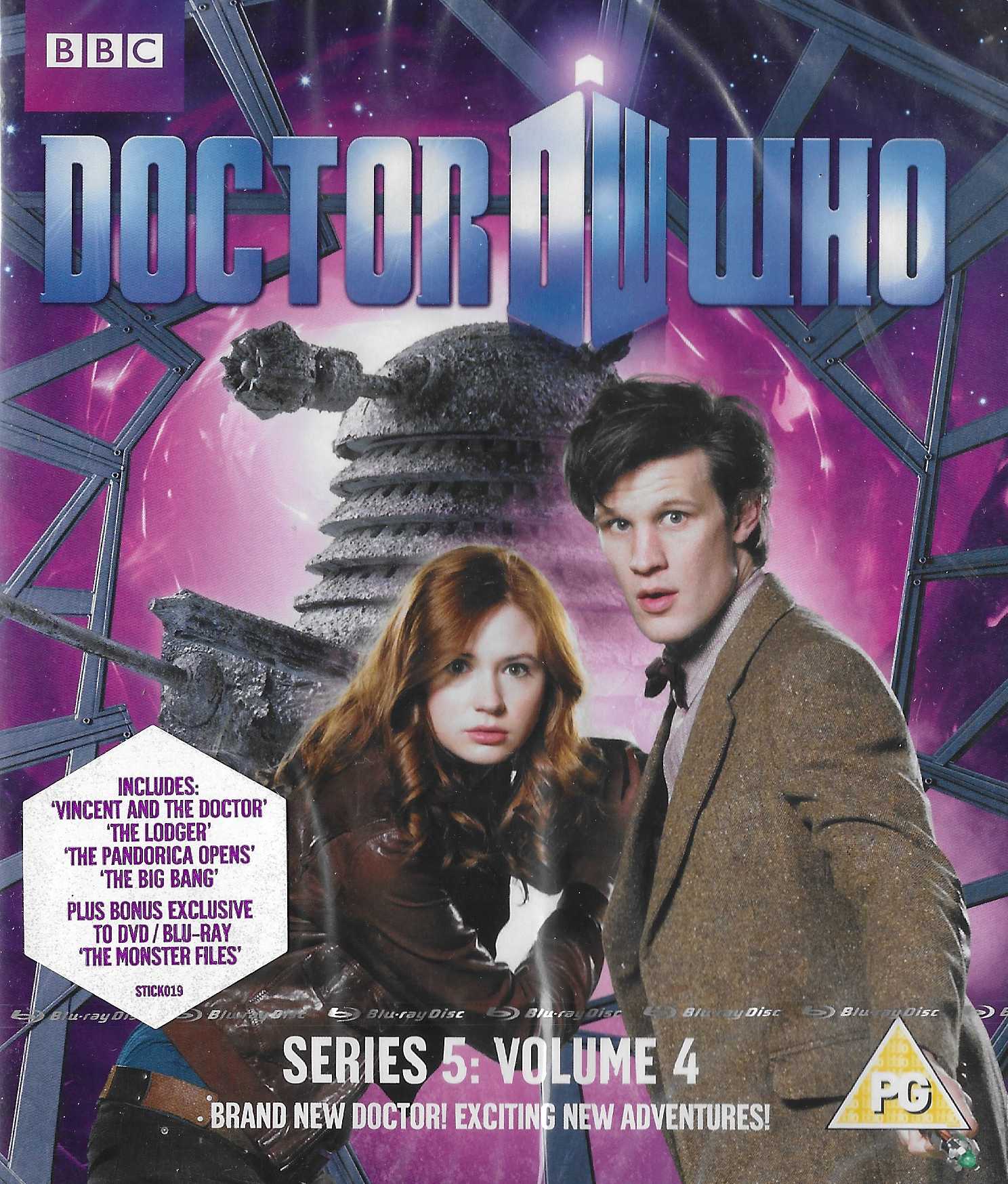 Picture of BBCBD 0085 Doctor Who - Series 5, volume 4 by artist Richard Curtis / Gareth Roberts / Steven Moffatt from the BBC blu-rays - Records and Tapes library