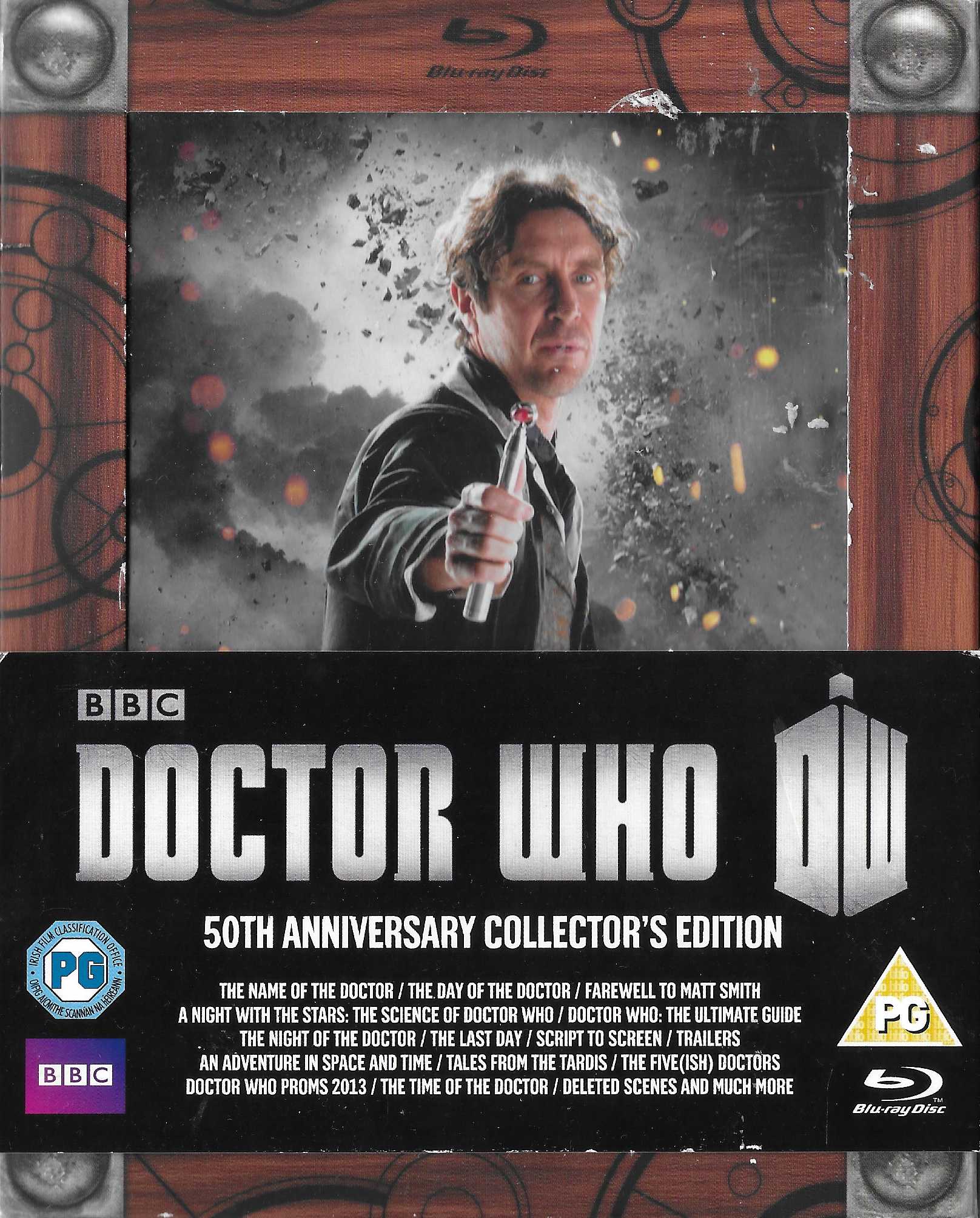 Picture of BBCBD 0271 Doctor Who - 50th anniversary collector's edition by artist Steven Moffat / Mark Gatiss from the BBC blu-rays - Records and Tapes library