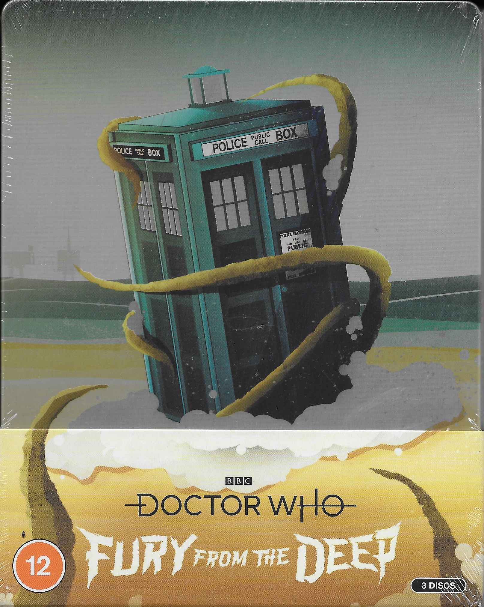 Picture of BBCBD 0500 Doctor Who - Fury from the deep by artist Victor Pemberton from the BBC blu-rays - Records and Tapes library