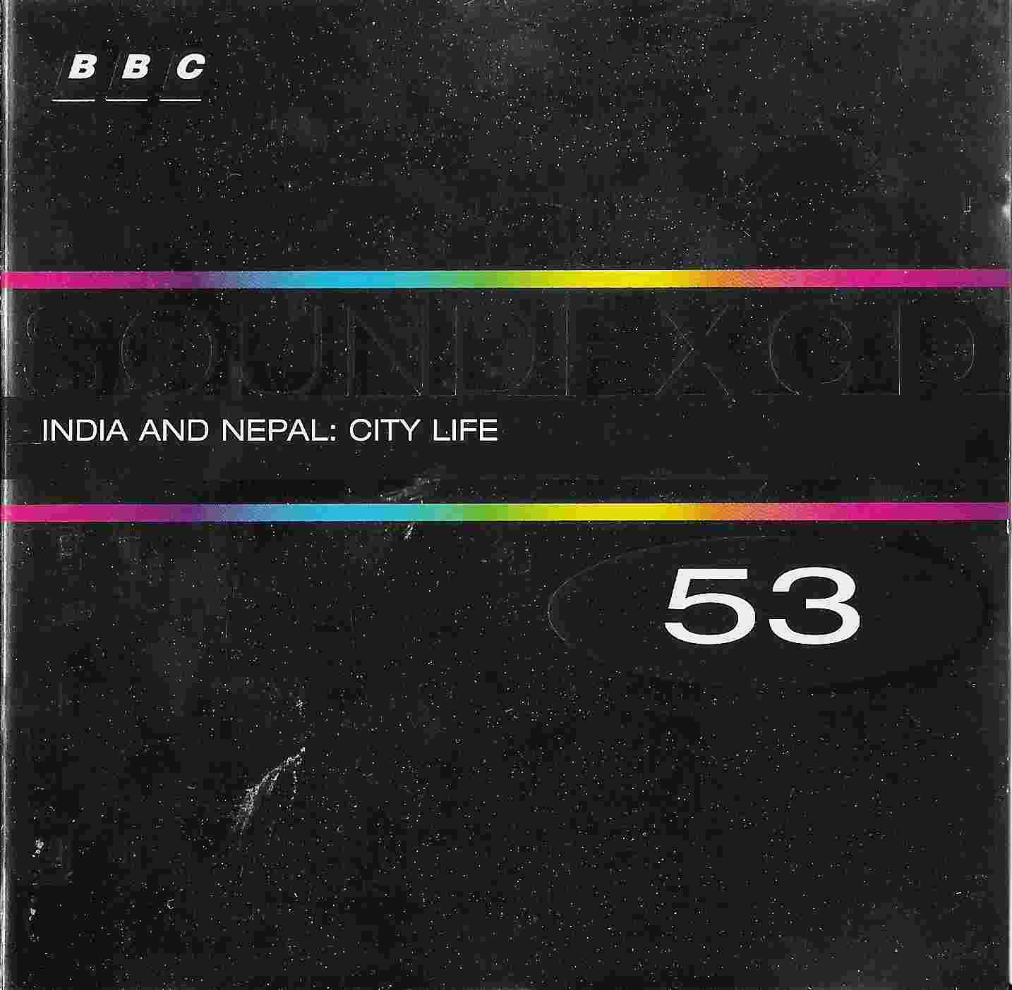 Picture of BBCCD SFX053 India and Nepal: City life by artist Various from the BBC records and Tapes library