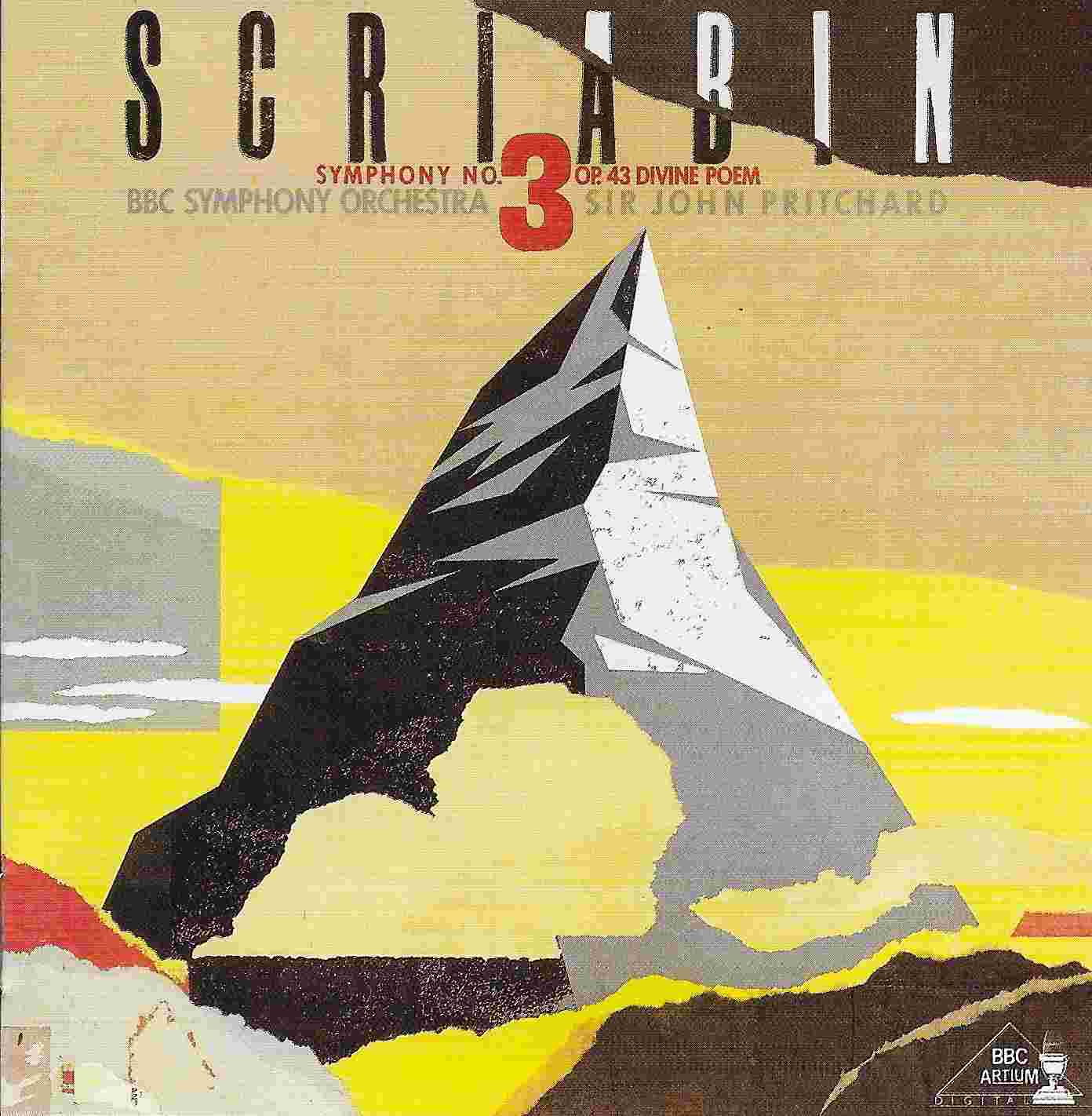 Picture of Scriabin symphony number 3 by artist Scriabin from the BBC cds - Records and Tapes library