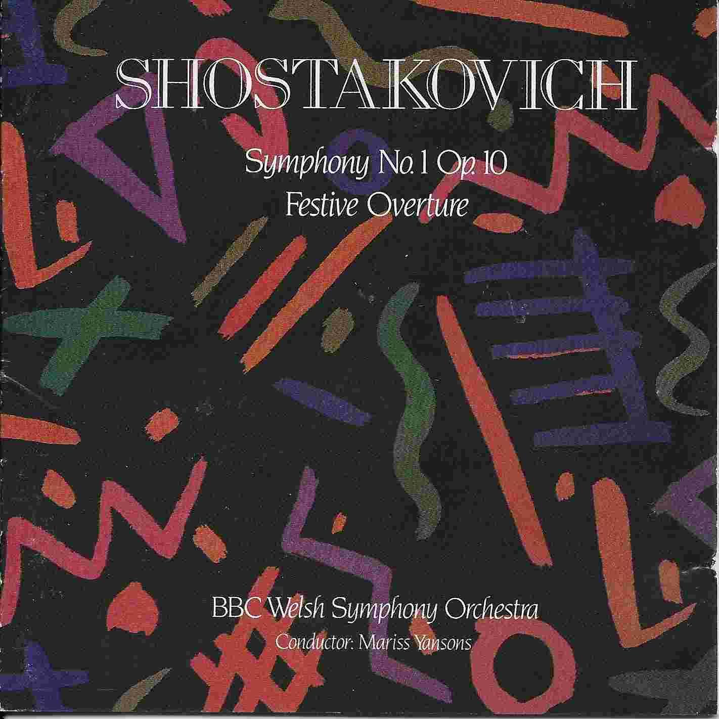 Picture of BBCCD637X Shostakovich symphony no. 1 - Festival overture by artist Dmitri Shostakovich from the BBC cds - Records and Tapes library