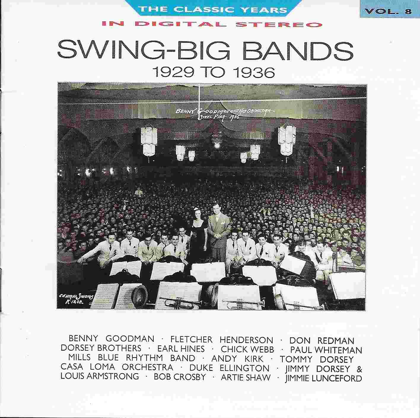 Picture of BBCCD655 Classic years - Volume 8, Swing big bands by artist Various from the BBC cds - Records and Tapes library