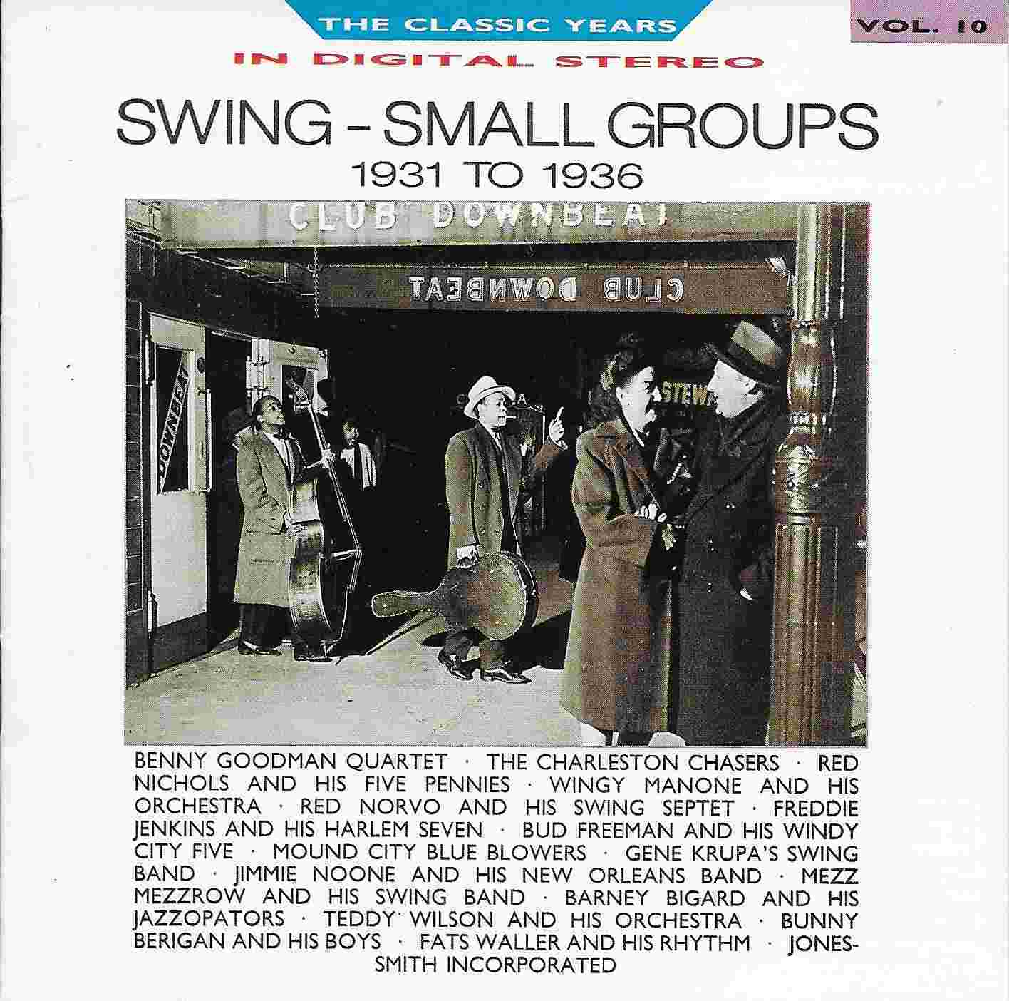 Picture of Classic years - Volume 10, Swing small groups by artist Various from the BBC cds - Records and Tapes library