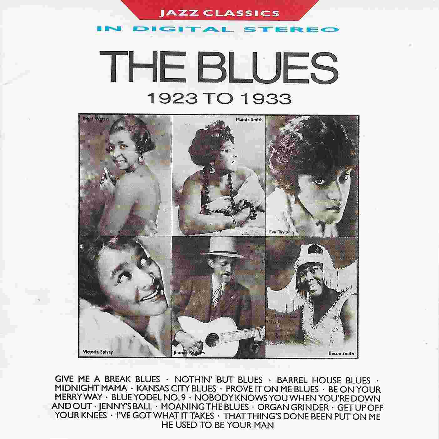 Picture of BBCCD683 Jazz classics - The blues 1929 - 1937 by artist Various from the BBC cds - Records and Tapes library