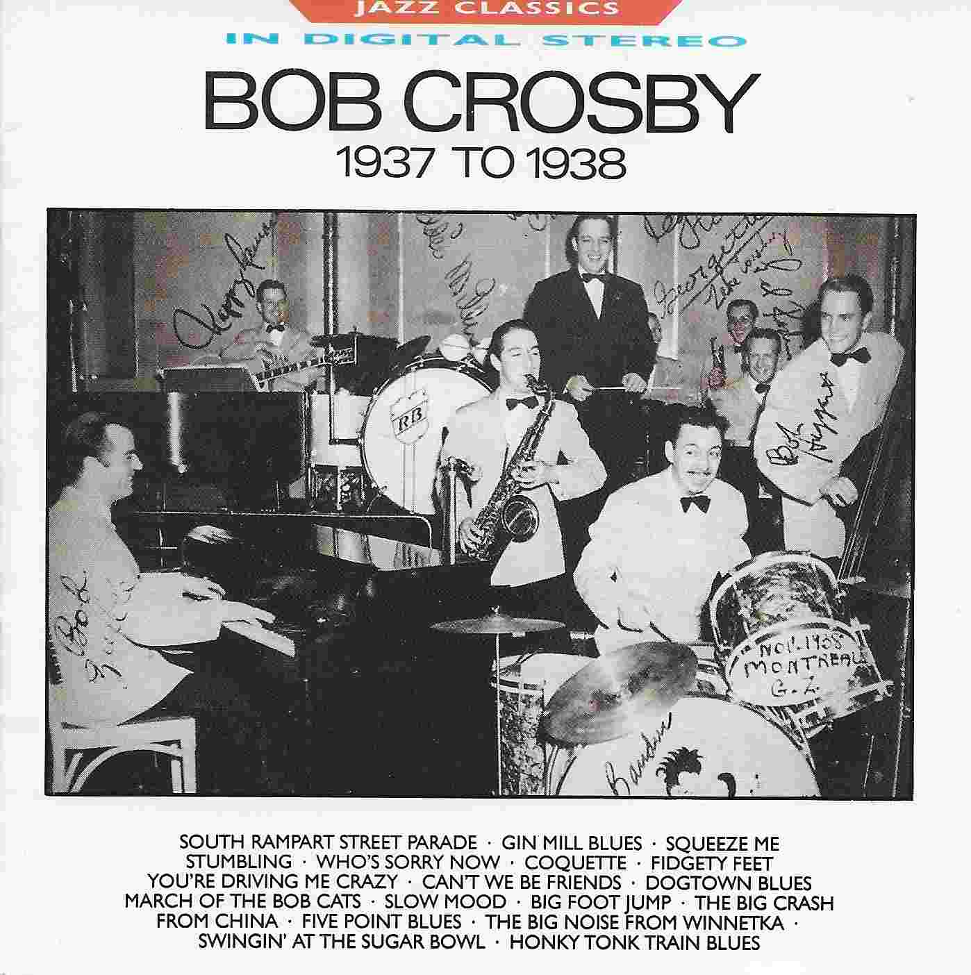 Picture of BBCCD688 Jazz classics - Bob Crosby by artist Bob Crosby from the BBC records and Tapes library