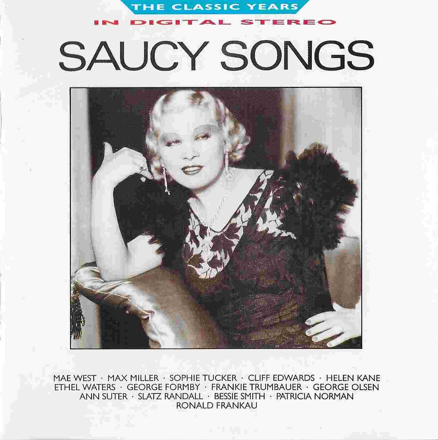 Picture of BBCCD728 Classic years - Saucy songs by artist Various from the BBC cds - Records and Tapes library