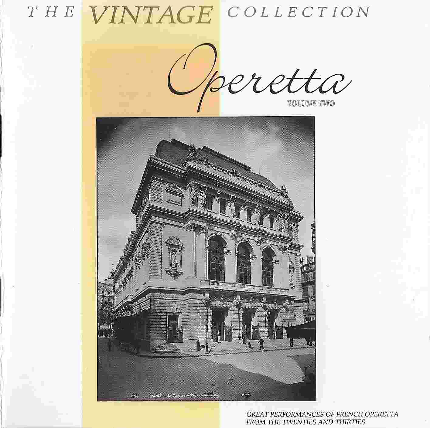 Picture of BBCCD755 The vintage collection - Operetta volume 2 by artist Various from the BBC cds - Records and Tapes library
